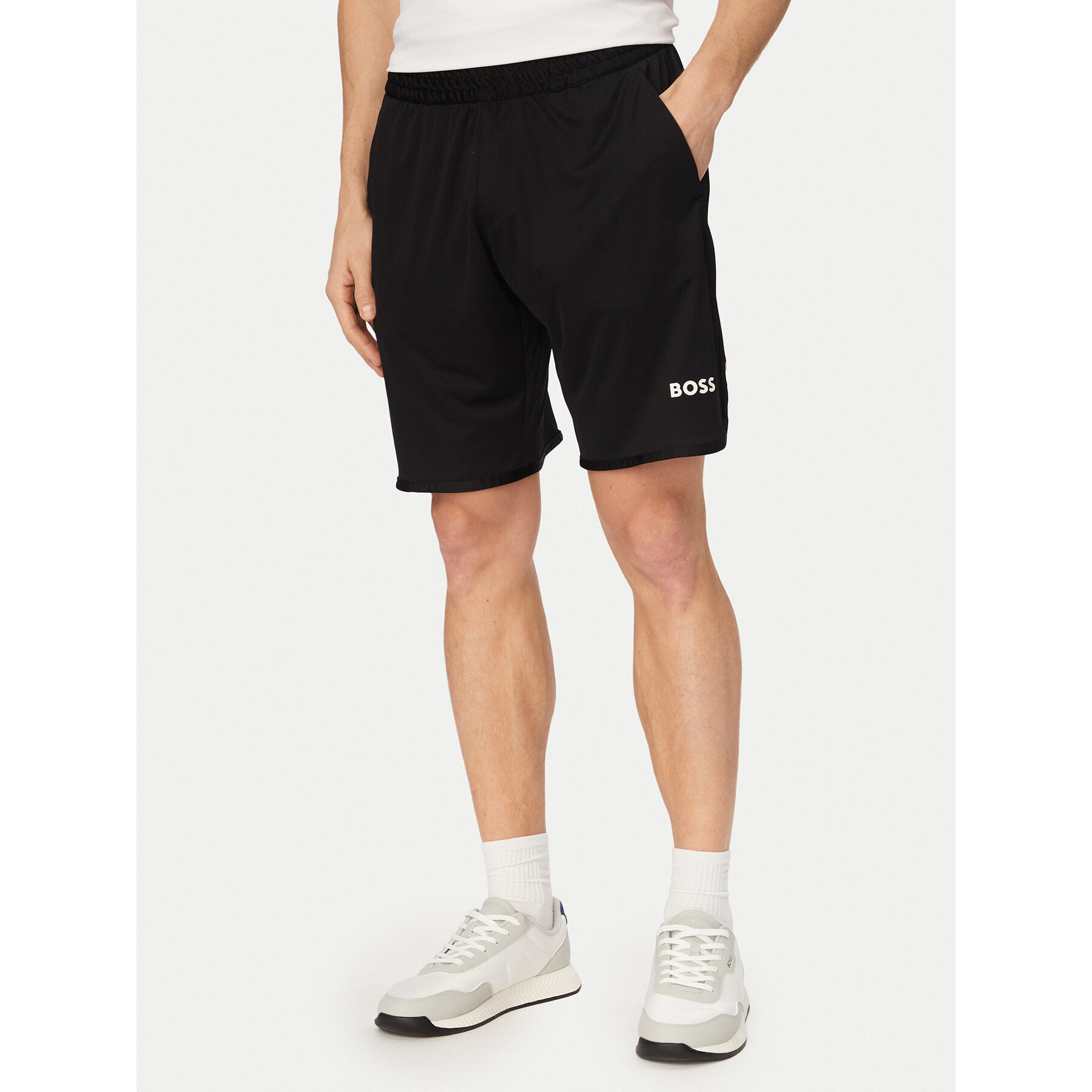 BOSS Sportshorts Toc Spin 50551953 Schwarz Regular Fit