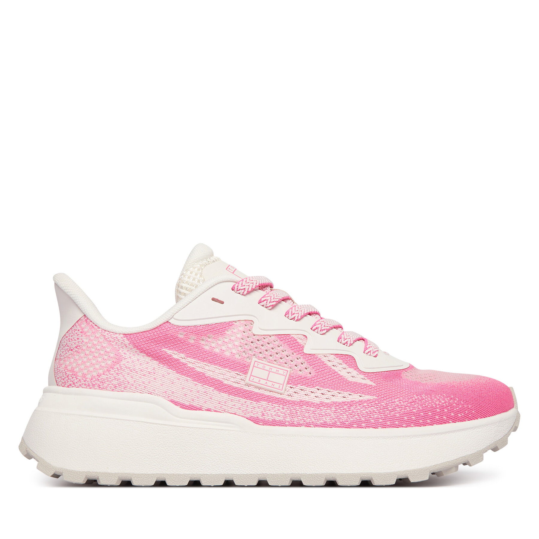 Sneakers Tommy Jeans Tjw Sporty Knit Runner EN02962 Crem