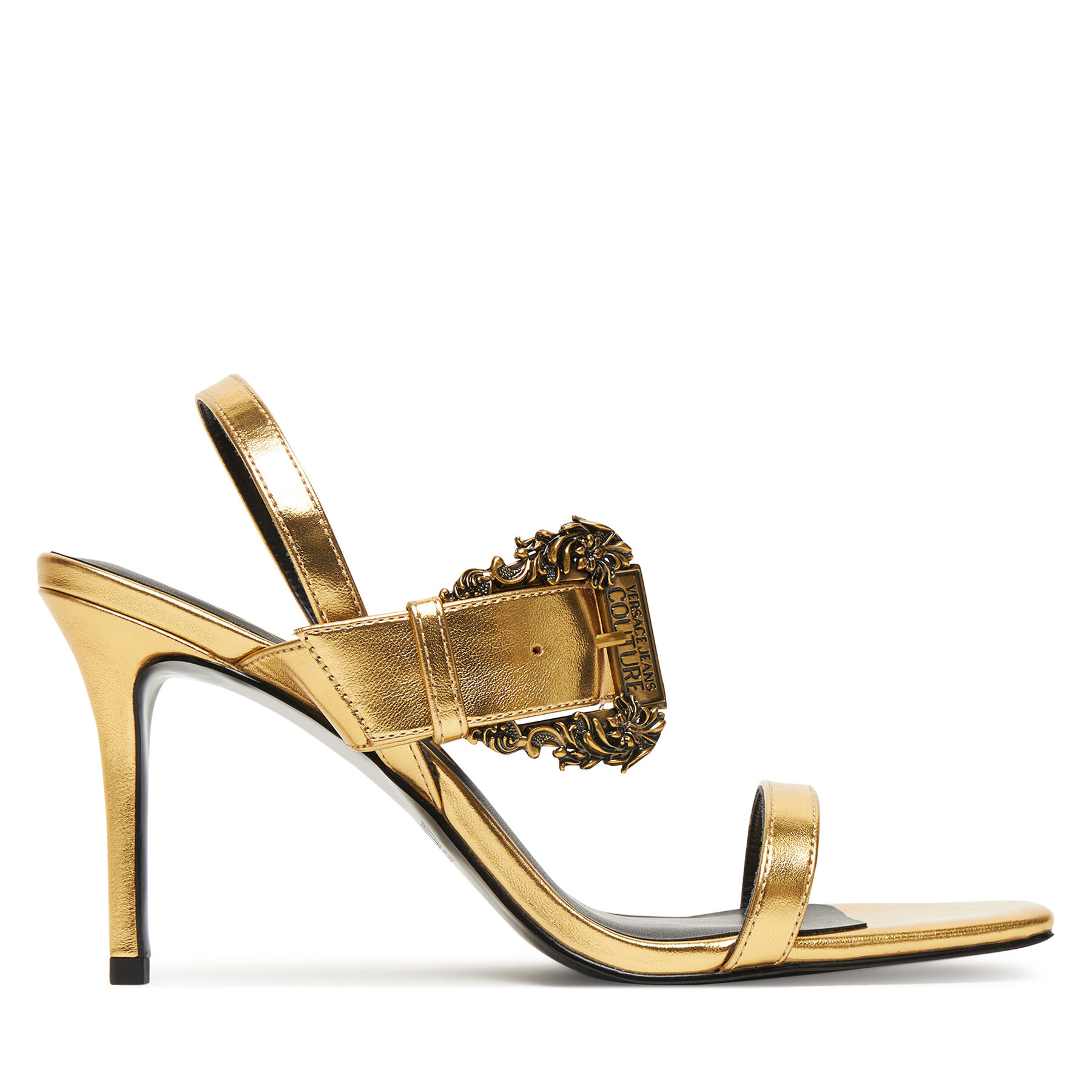 Versace Jeans Couture Dámske Sandále, Rozmer: 37, Zlatá, 79VA3S71
