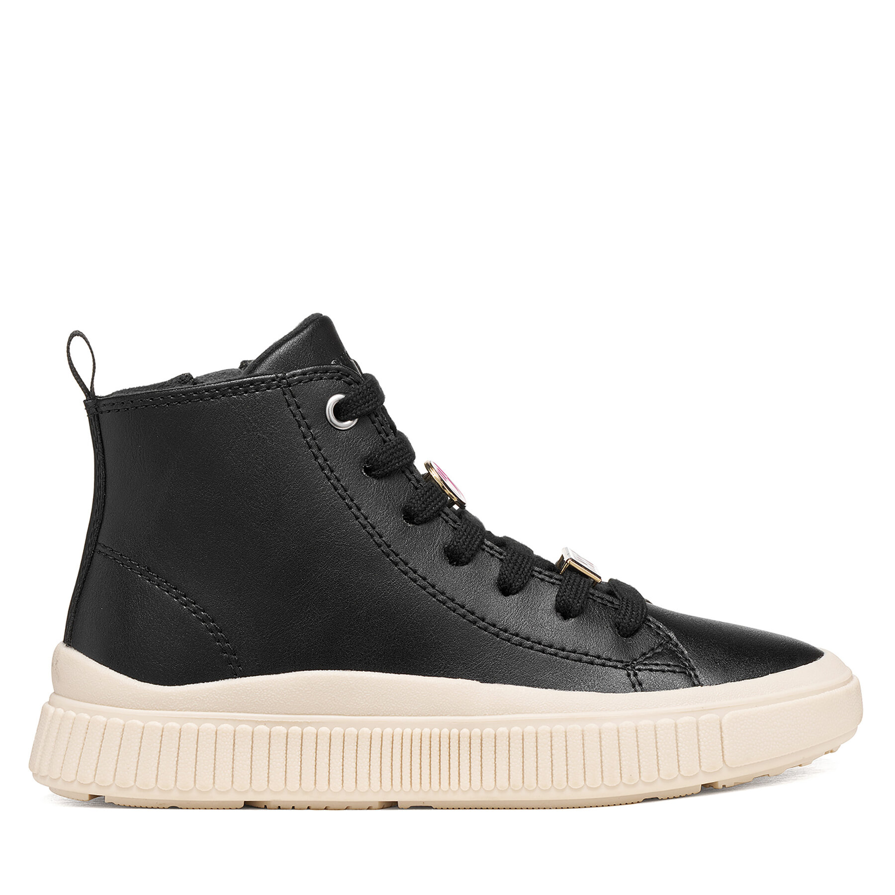 Sneakers Geox J Laquinny Girl J66M3A 000BC C9999 M Negru