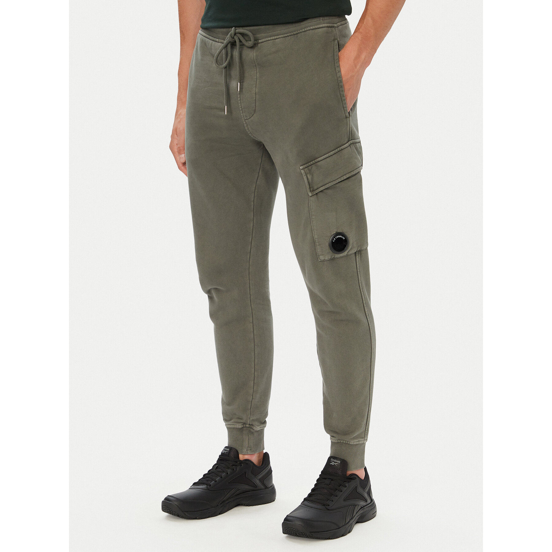 C.P. Company Jogginghose 21CMSP720A006372R Grün Regular Fit