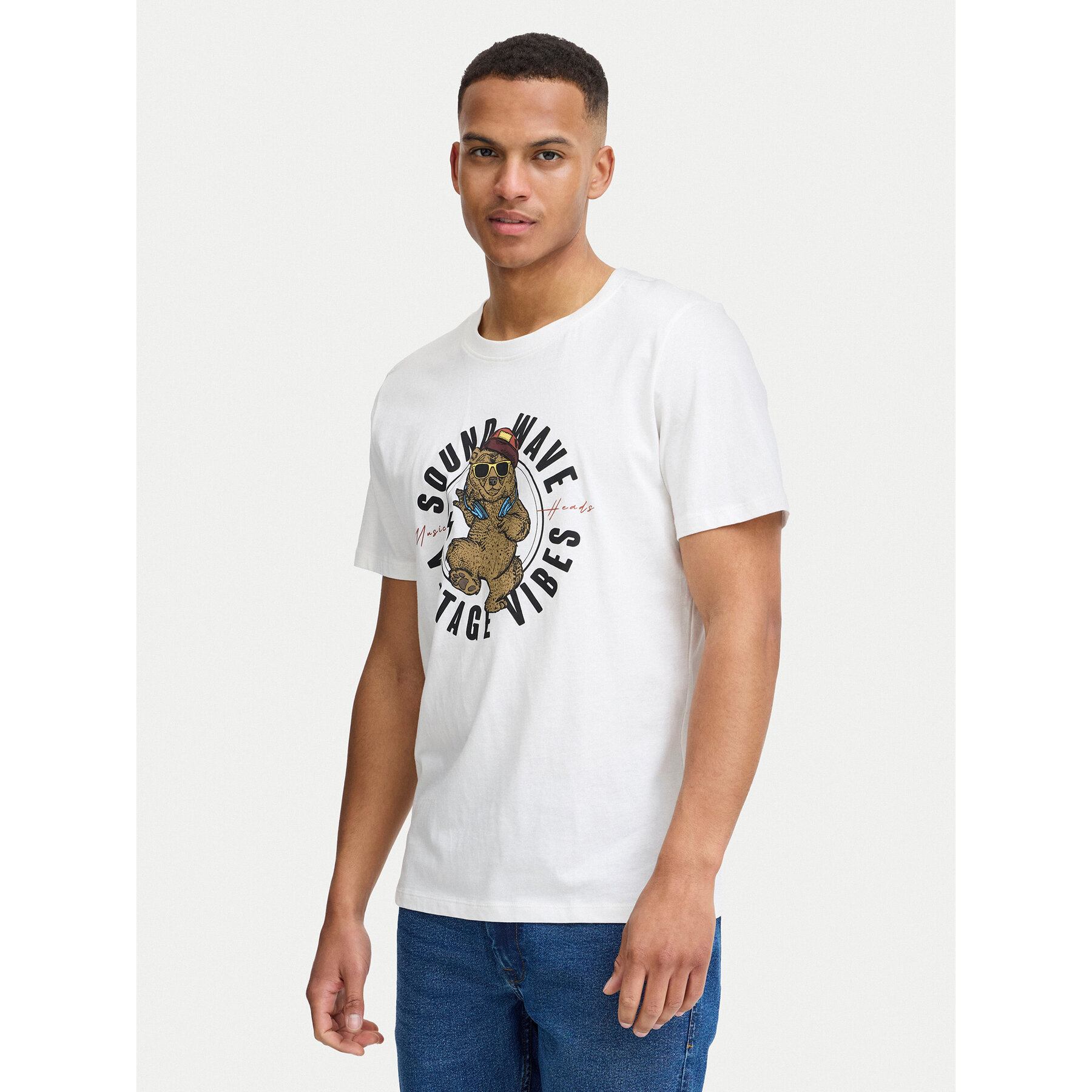 Blend Póló 20717743 Fehér Regular Fit