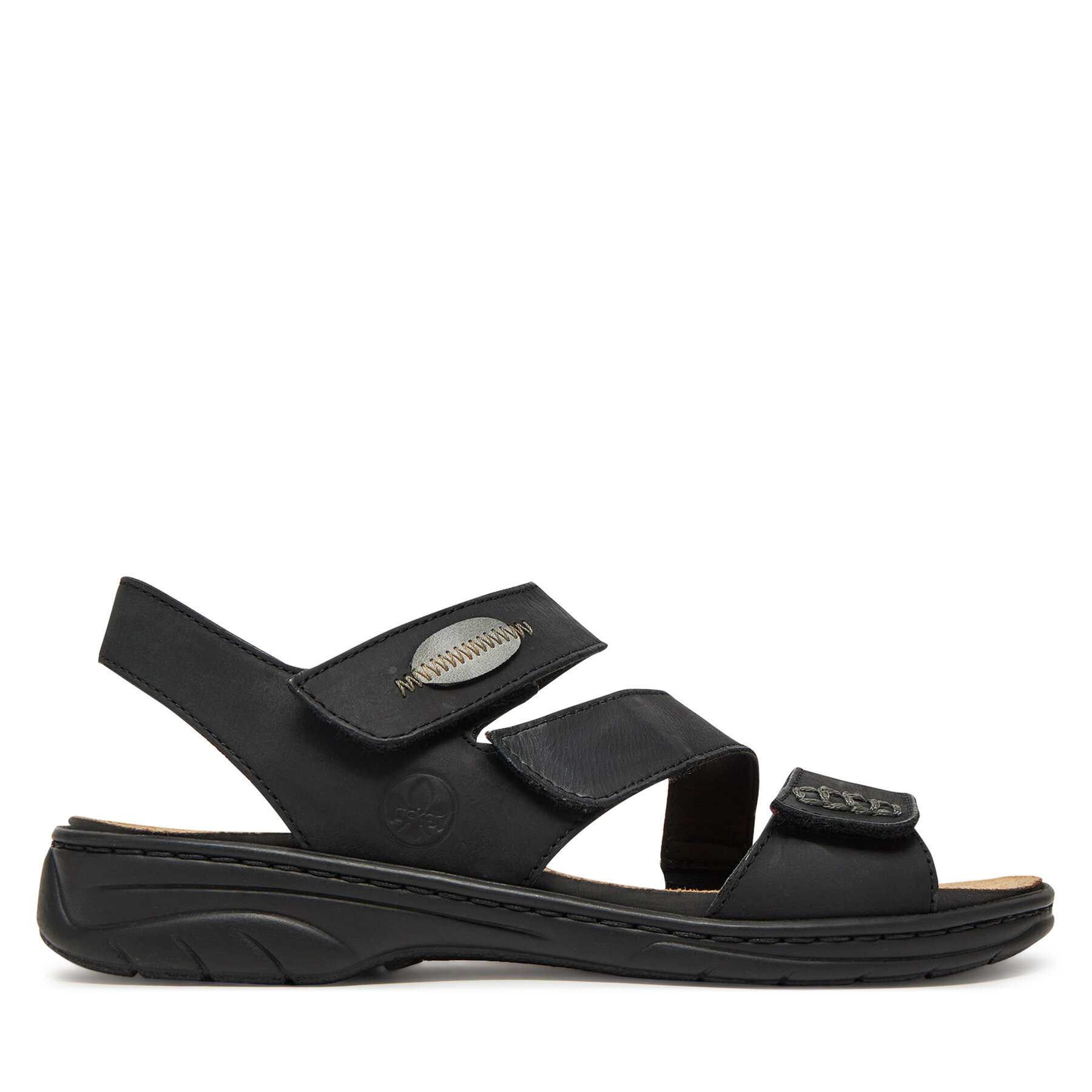 Sandale Rieker Femei, Mărimea: 37, Negru, 64573-00