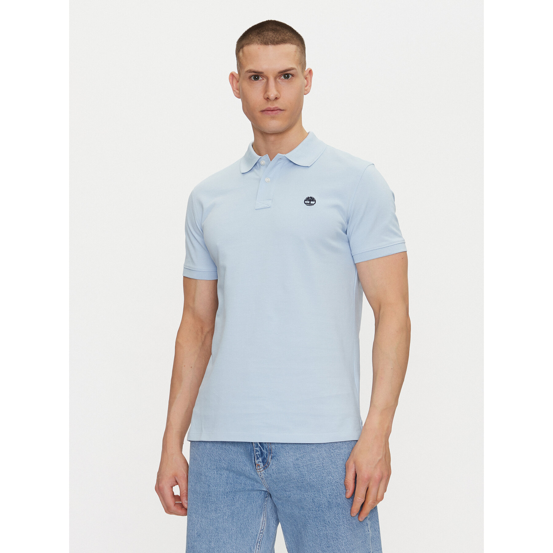 Timberland Polo TB0A6VDP Γαλάζιο Regular Fit