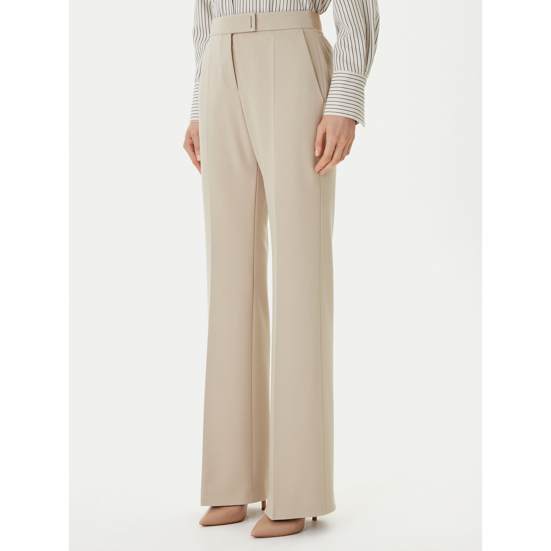 BOSS Stoffhose Talia4 50551907 Beige Relaxed Fit