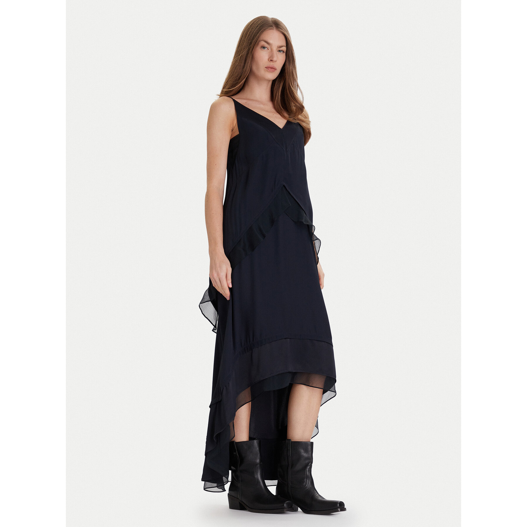 BOSS Coctailkleid Dekalya 50542856 Dunkelblau Regular Fit