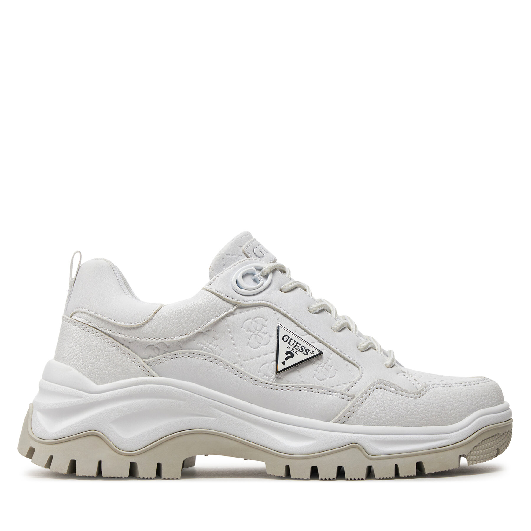 Sneakers Guess Femei, Mărimea: 35, Alb, Zaylin FLJZAY FAL12