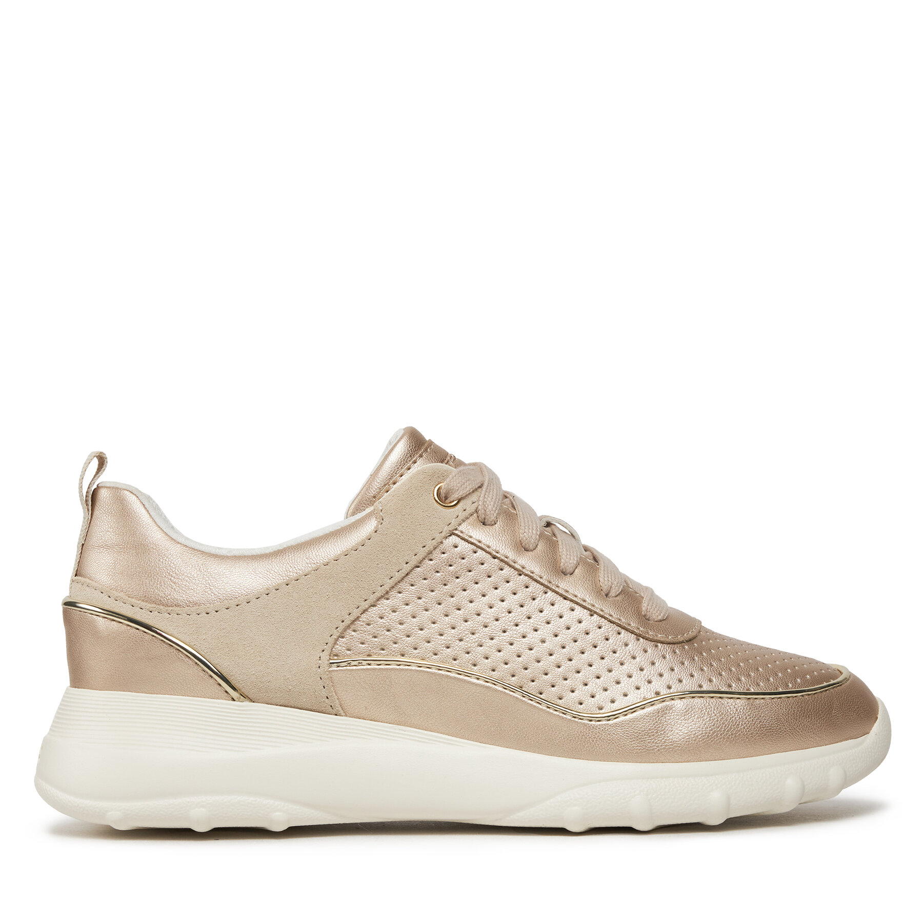 Damskie Sneakersy Geox, Rozmiar 35 Złoty D Alleniee D35LPB 0AJ22 C2012