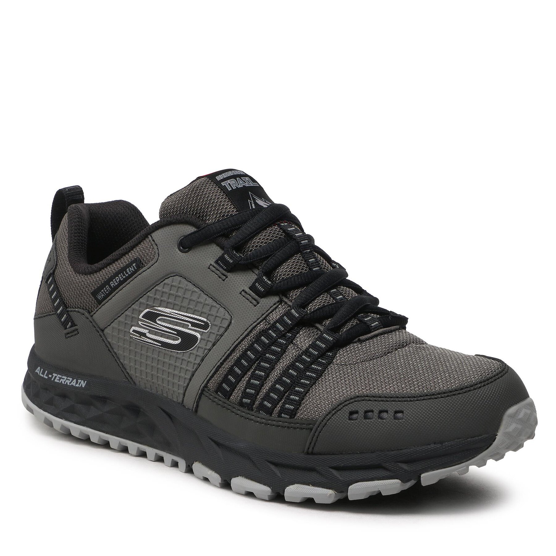 Męskie Półbuty Skechers, Rozmiar 45.5 Szary Escape Plan 51591/CCBK