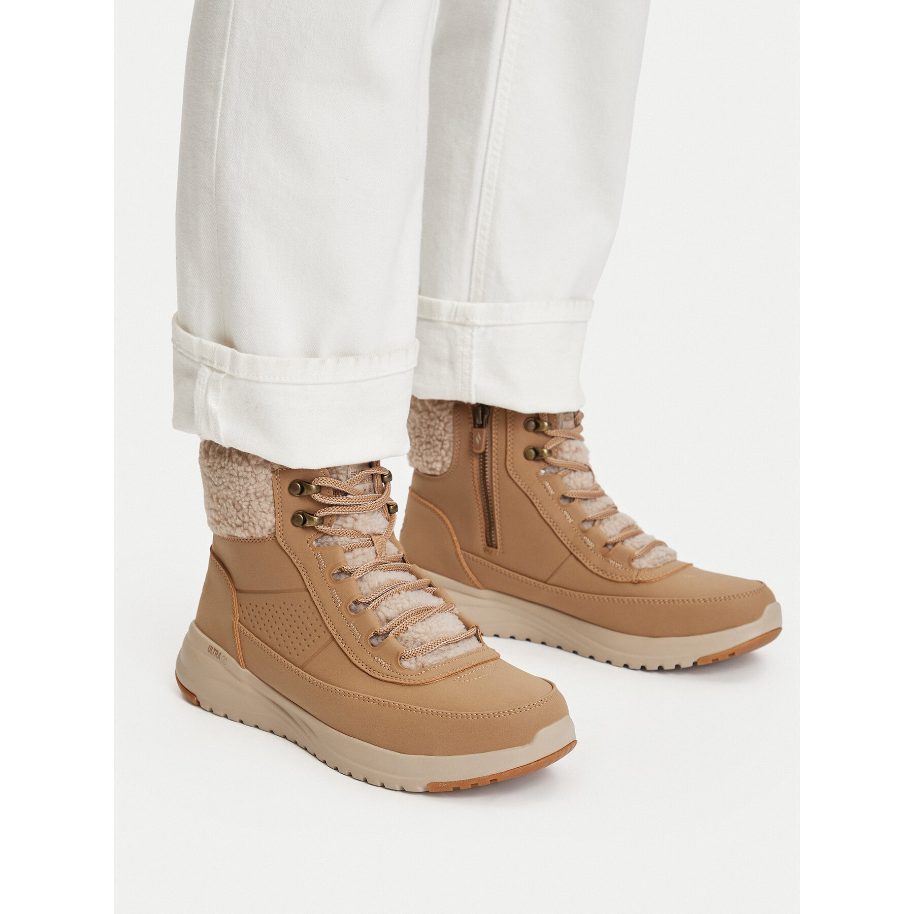 Bakancs Skechers On-The-Go Stellar - Alpine Adventure 144756 Bézs