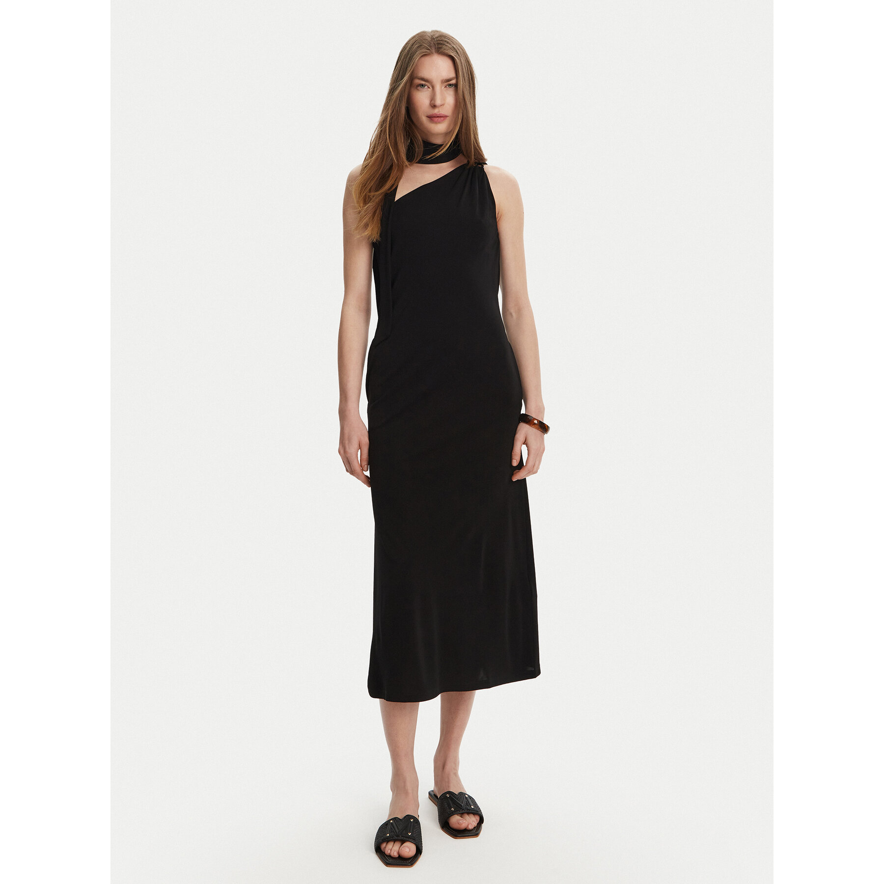 Max Mara Leisure Coctailkleid Verbena 2516621068 Schwarz Regular Fit