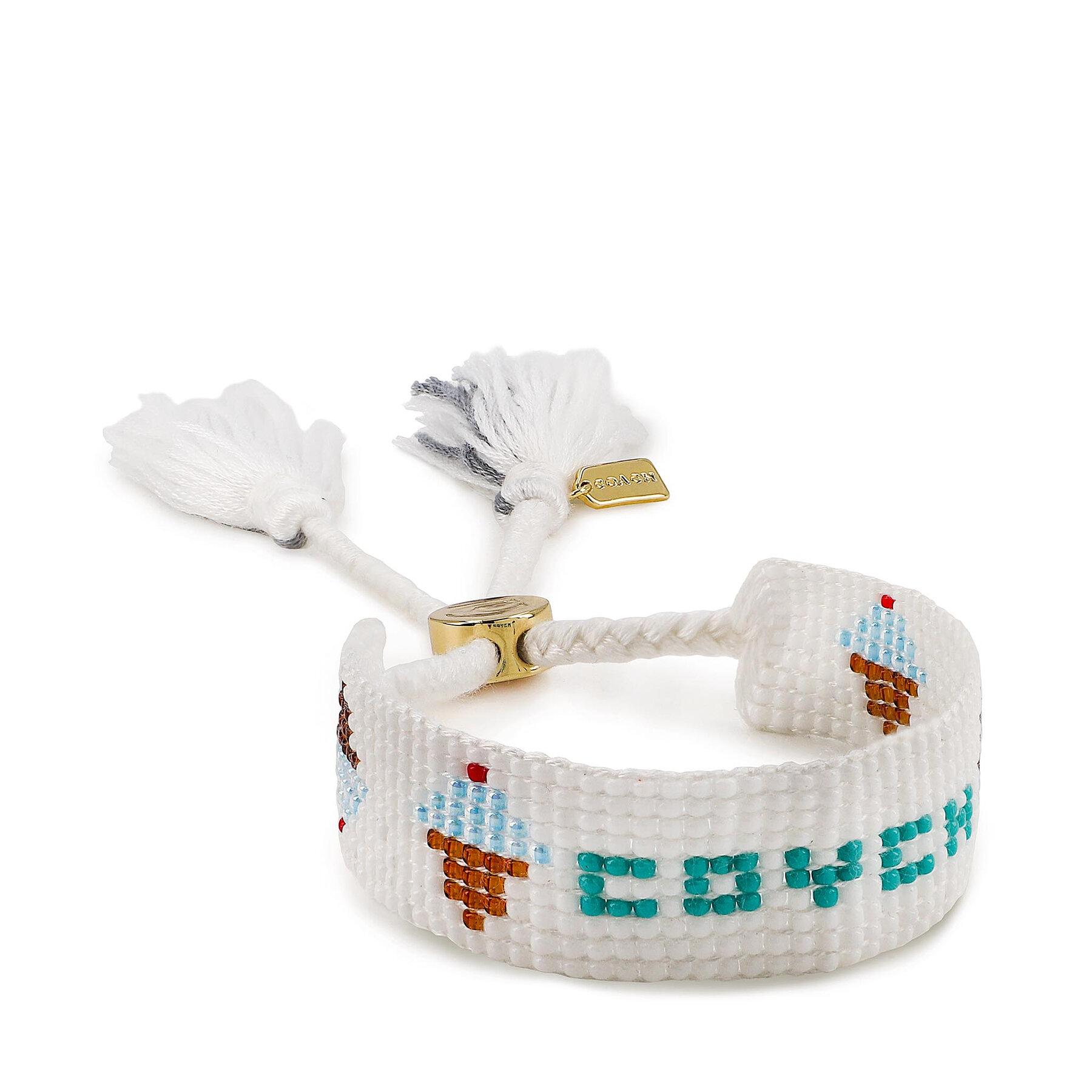 Brățară Coach Ice Cream Bead Brc C9683 White/Gold Bead imagine super redus 2022