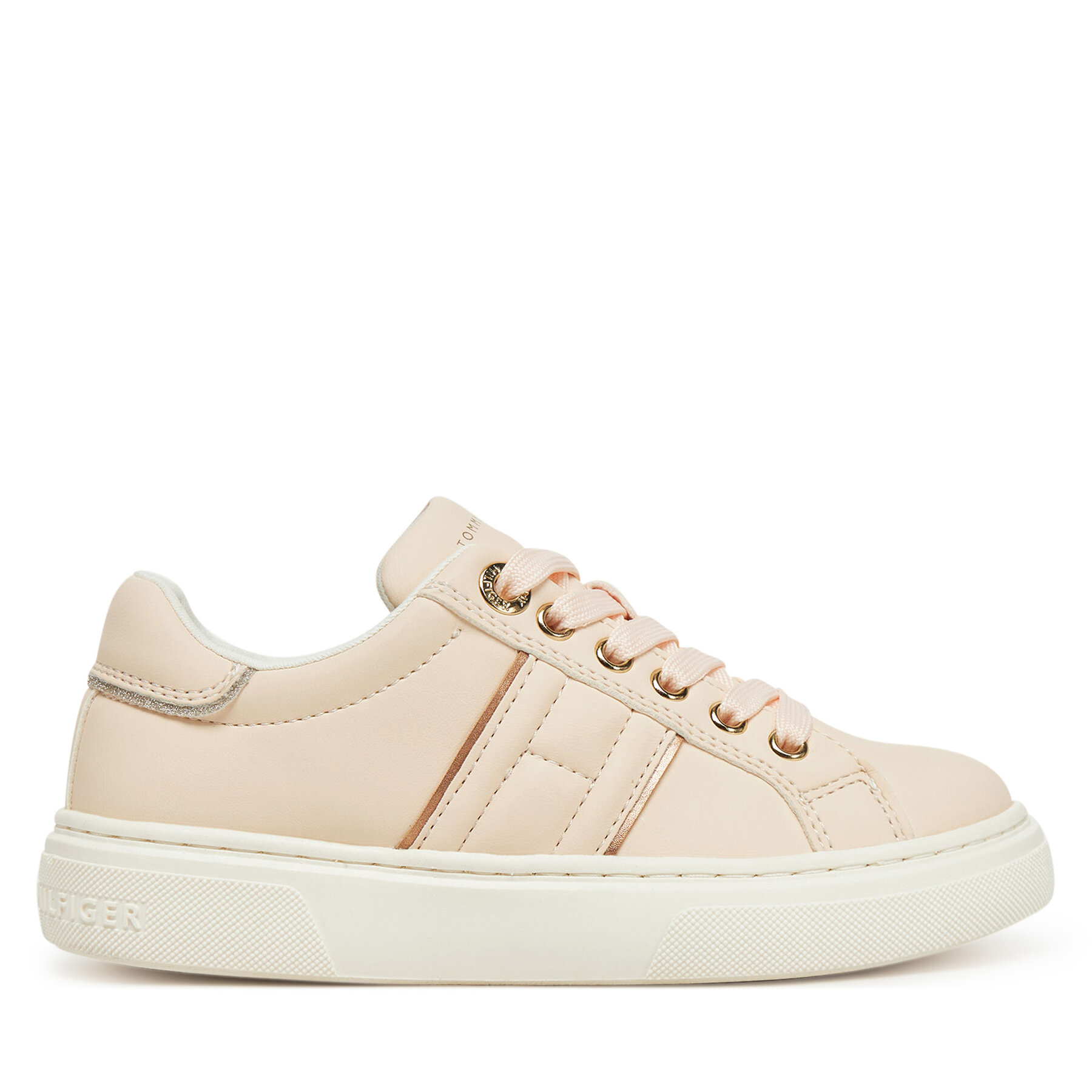 Dievča Sneakersy Tommy Hilfiger, Rozmer: 34, Ružová, Low Cut Lace-Up Sneaker T3A9-33745-1439 M