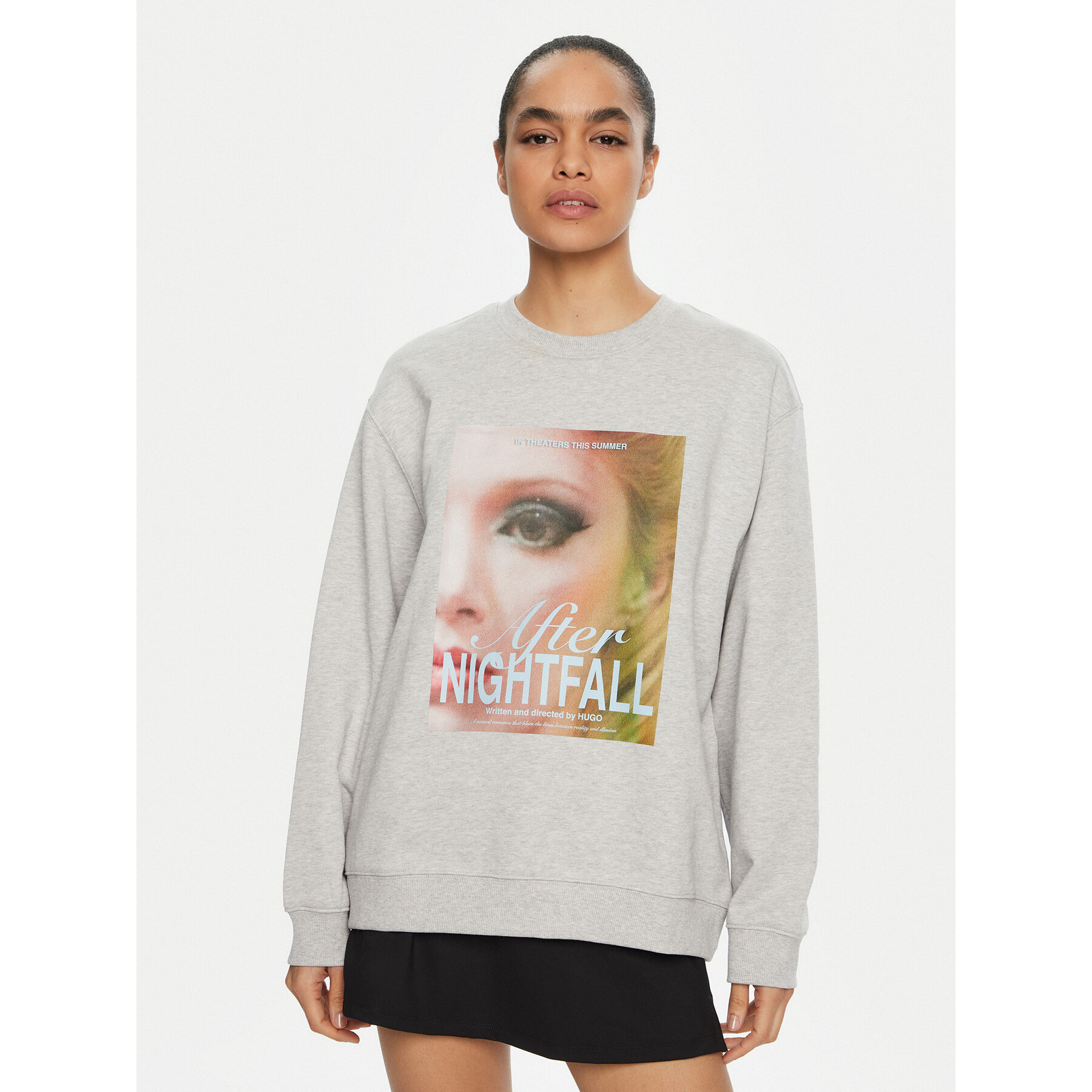 HUGO Sweatshirt Classic 50534260 Grau Oversize