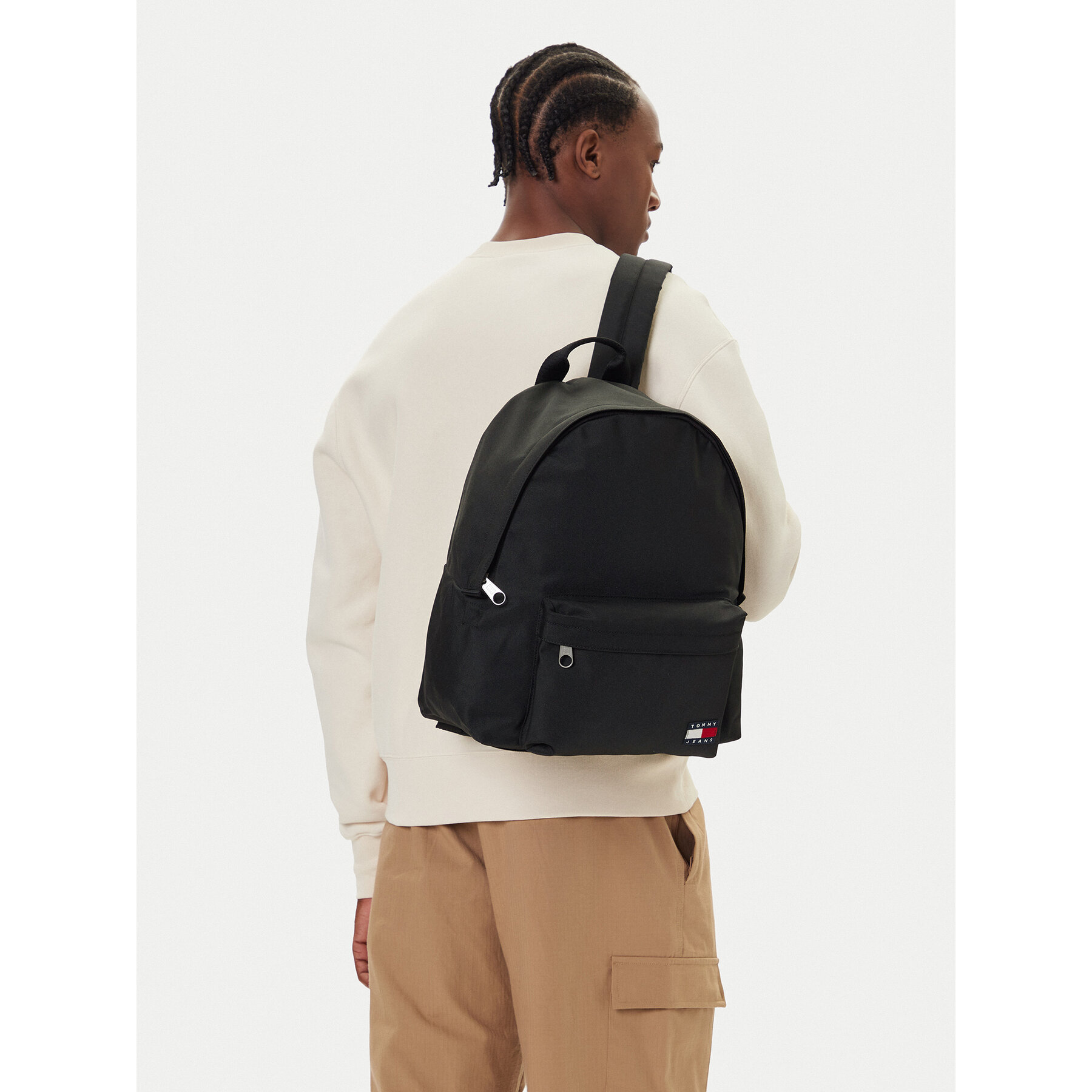 Nahrbtnik Tommy Jeans Tjm Ess Daily Dome Backpack AM0AM13726 Črna