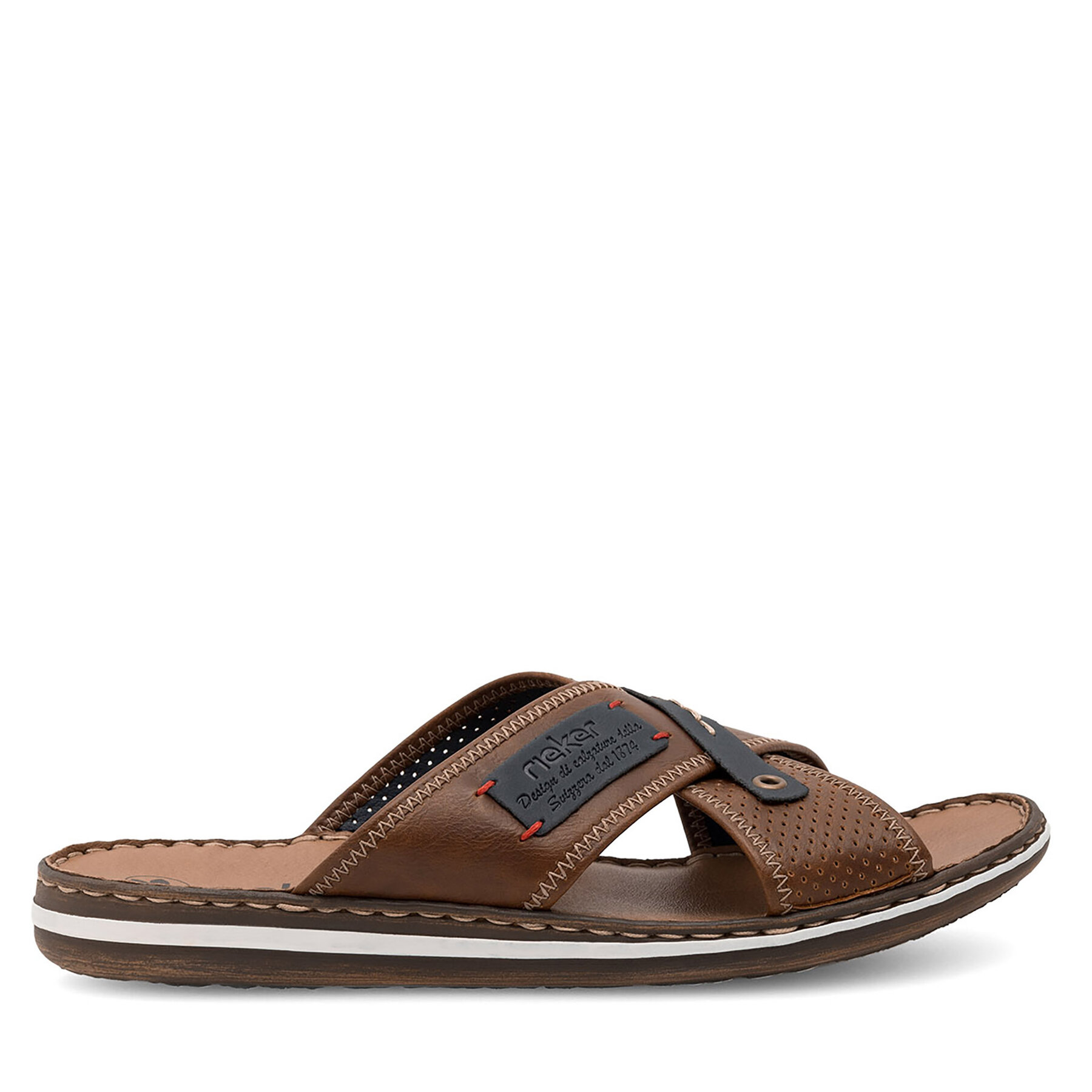 Чехли Rieker 21061-25 Кафяв