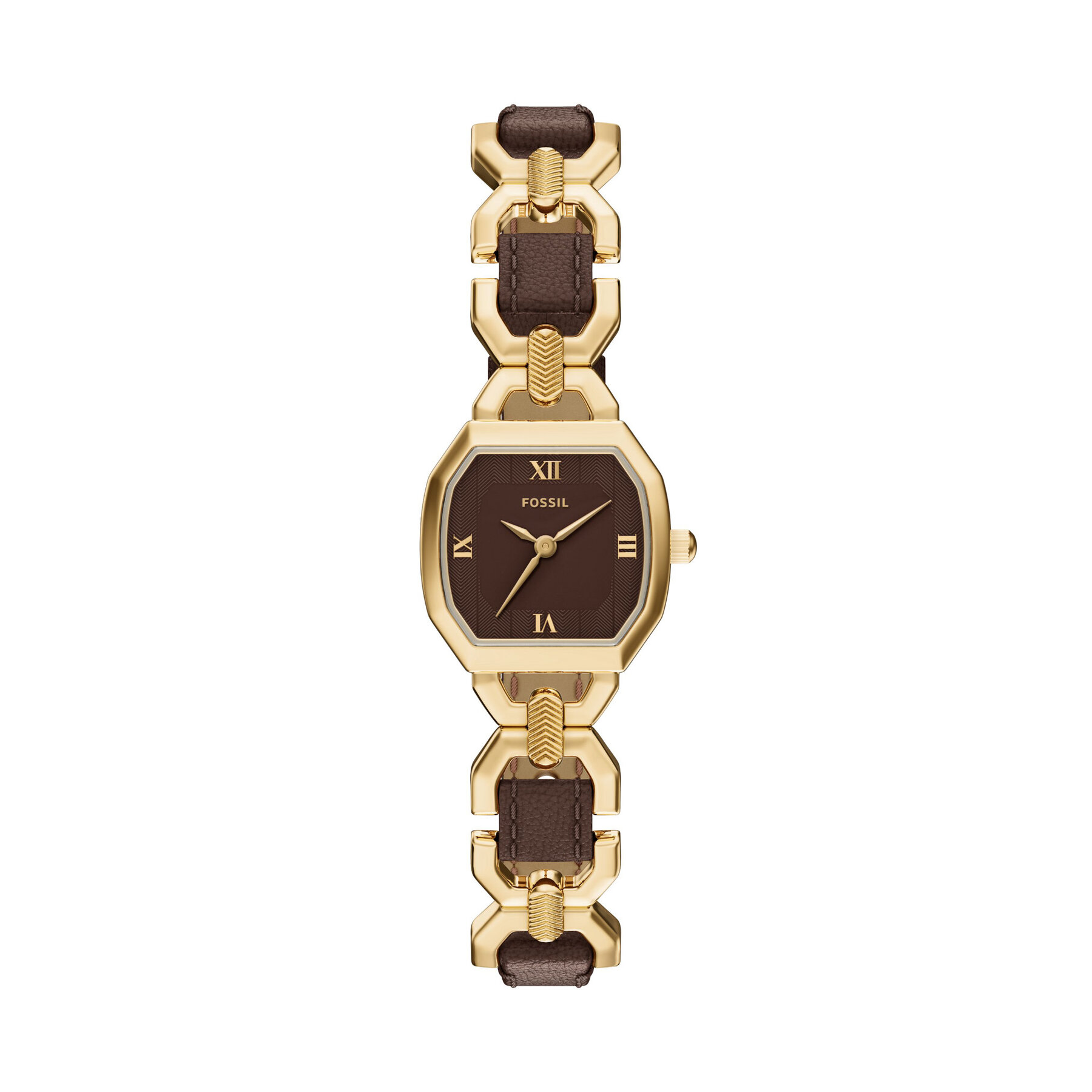 Часовник Fossil Harlow  ES5497 Кафяв