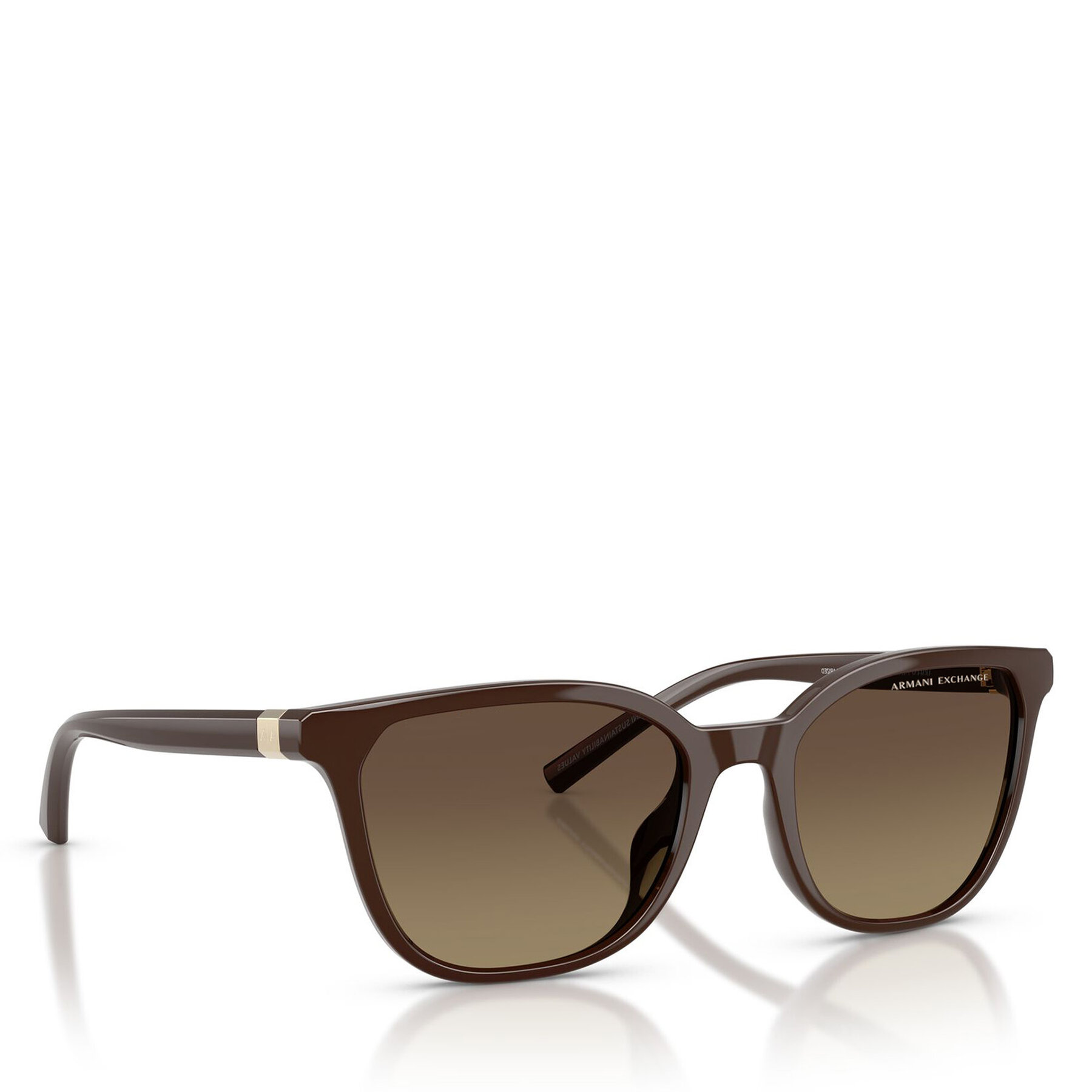 Slnečné okuliare Armani Exchange 0AX4168SU 8402T5 Tmavo hnedá