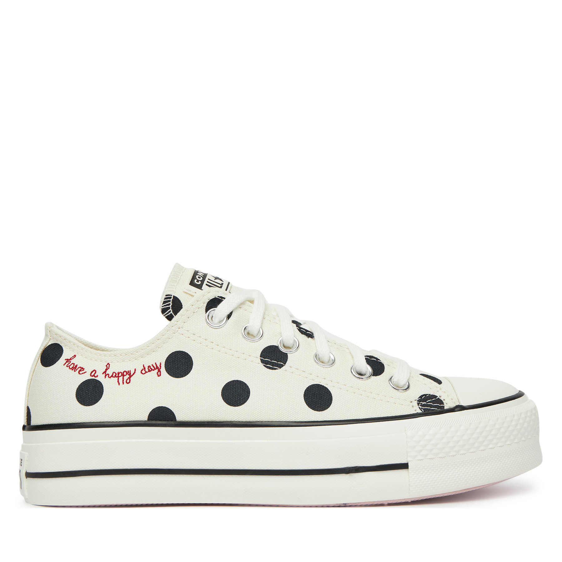 Scarpe da ginnastica Converse Chuck Taylor All Star Lift Platform Polka Dots A10689C Beige