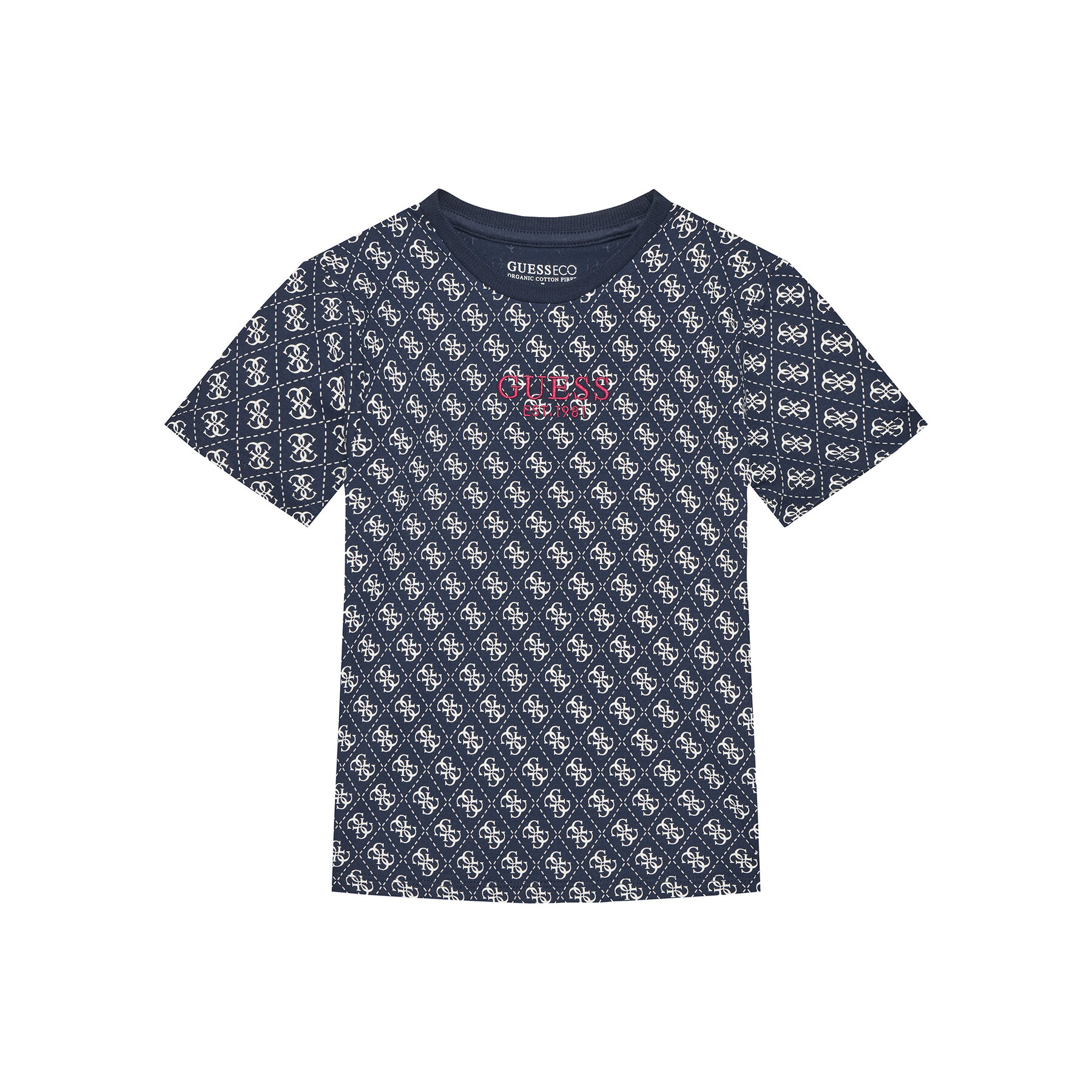 Guess T-Shirt L5YI19 K8HM4 Σκούρο μπλε Regular Fit