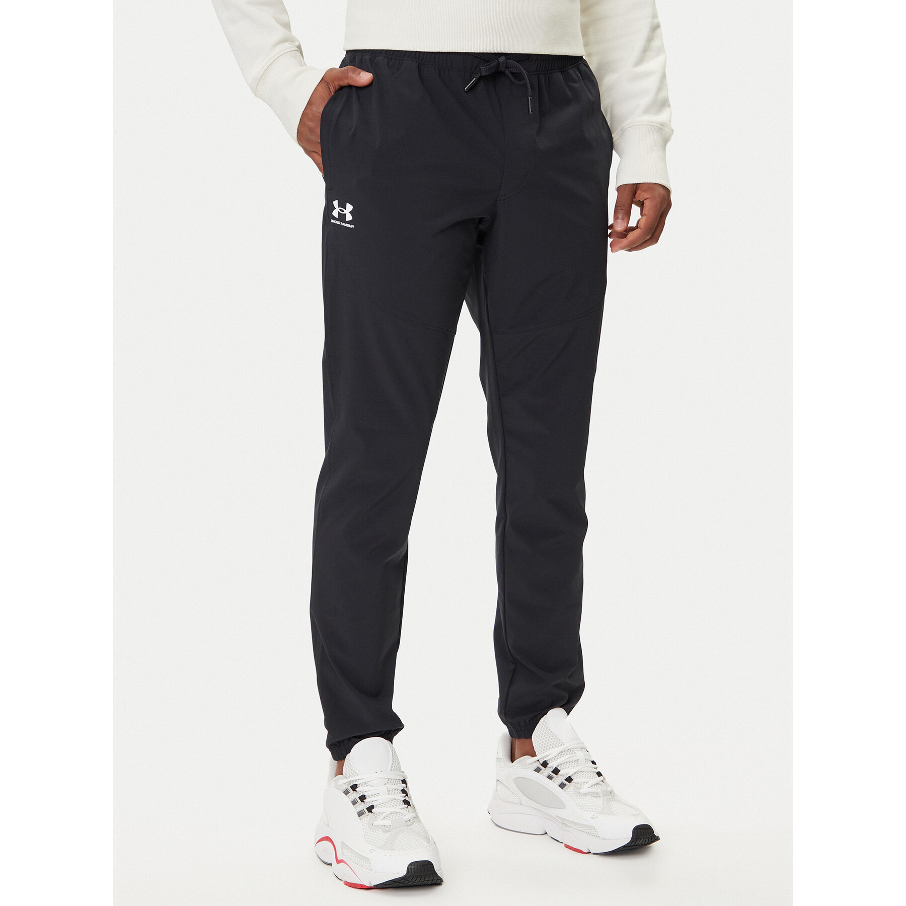 Under Armour Jogginghose UA Vibe Woven 1386557 Schwarz Regular Fit