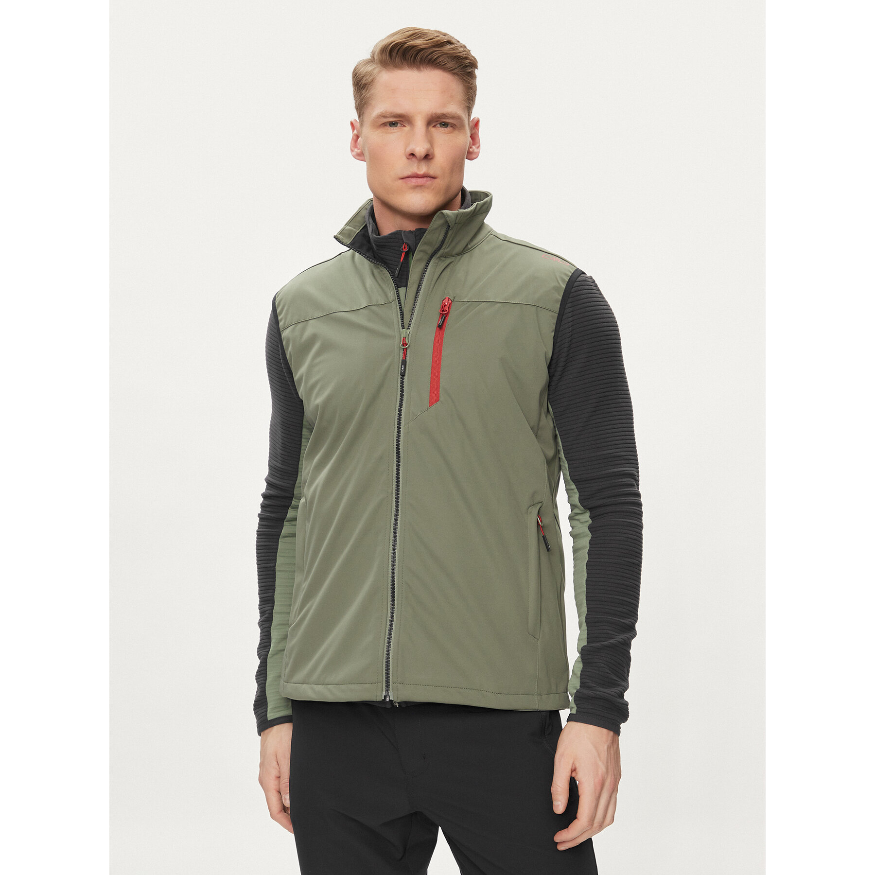 CMP Weste 30A9317 Grün Regular Fit