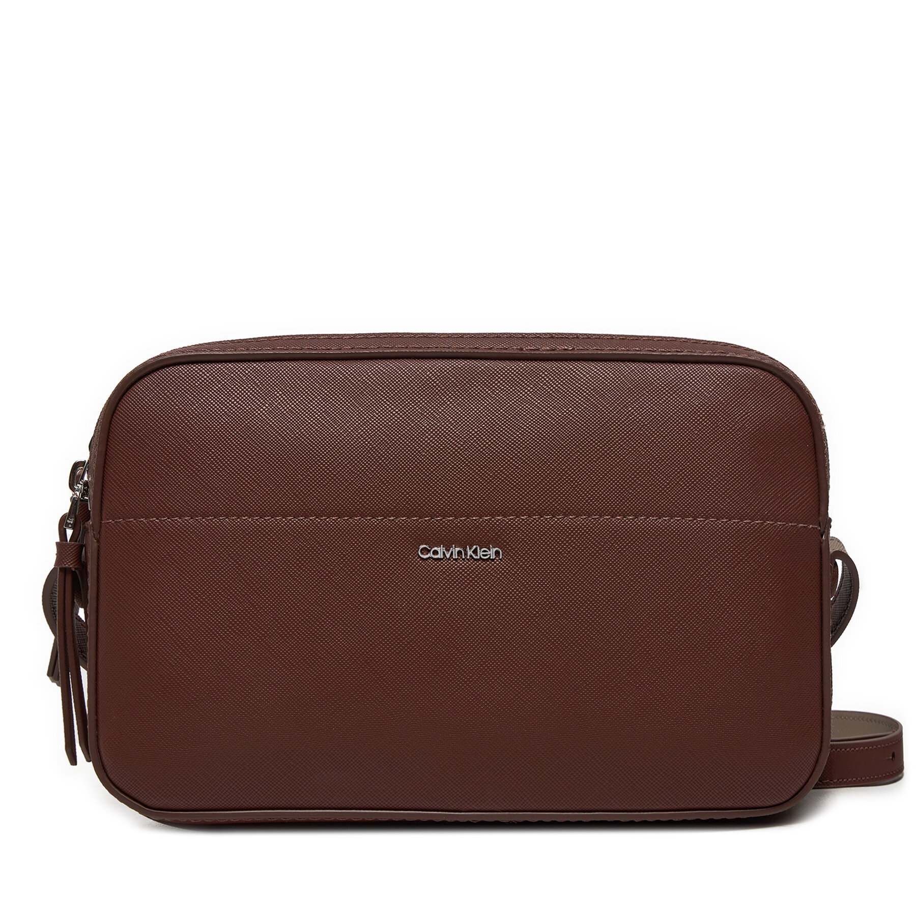 Torbica Calvin Klein Ck Business Camera Bag_Saffiano K60K612571 Smeđa