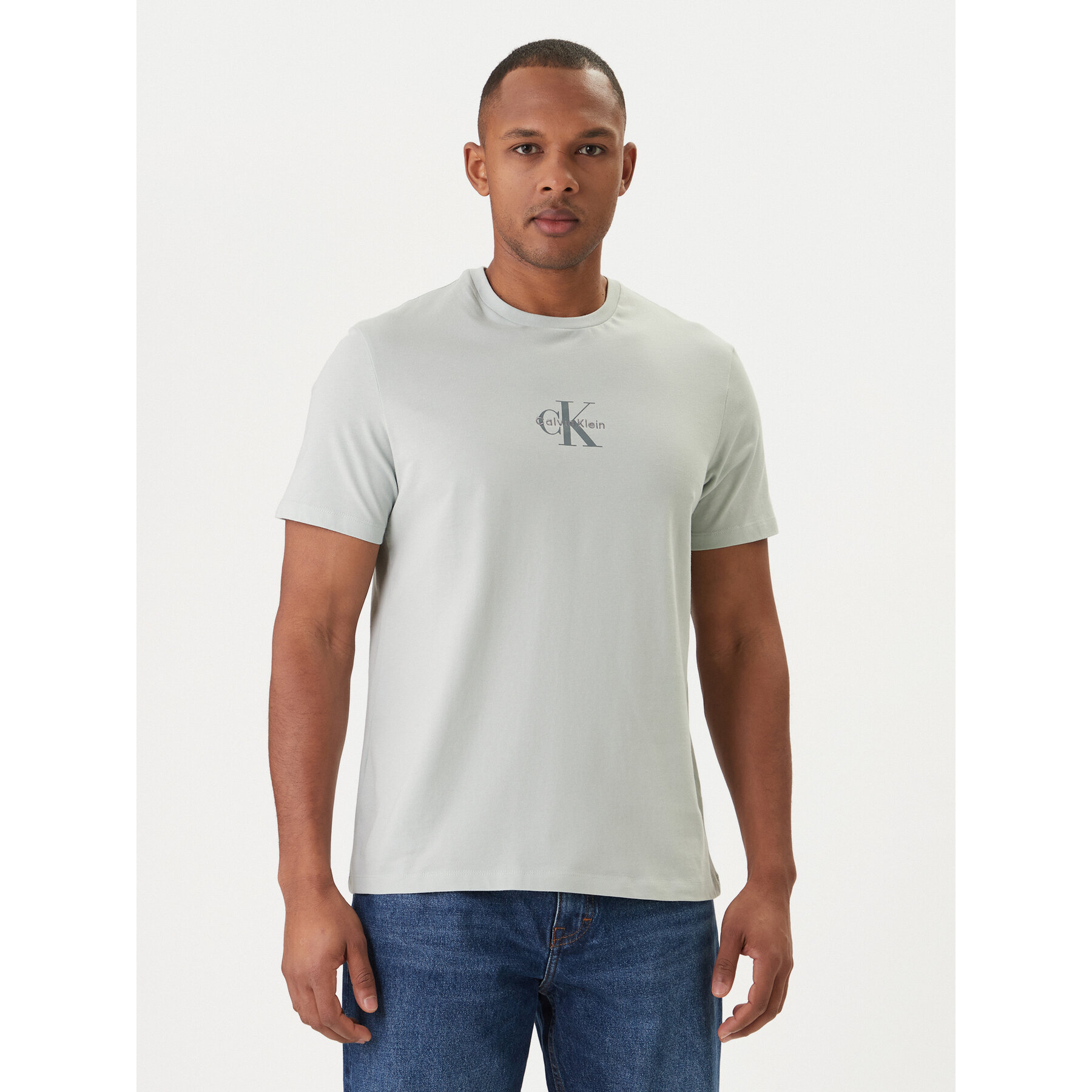 Calvin Klein Jeans Camiseta LV04RB866G Verde Regular Fit