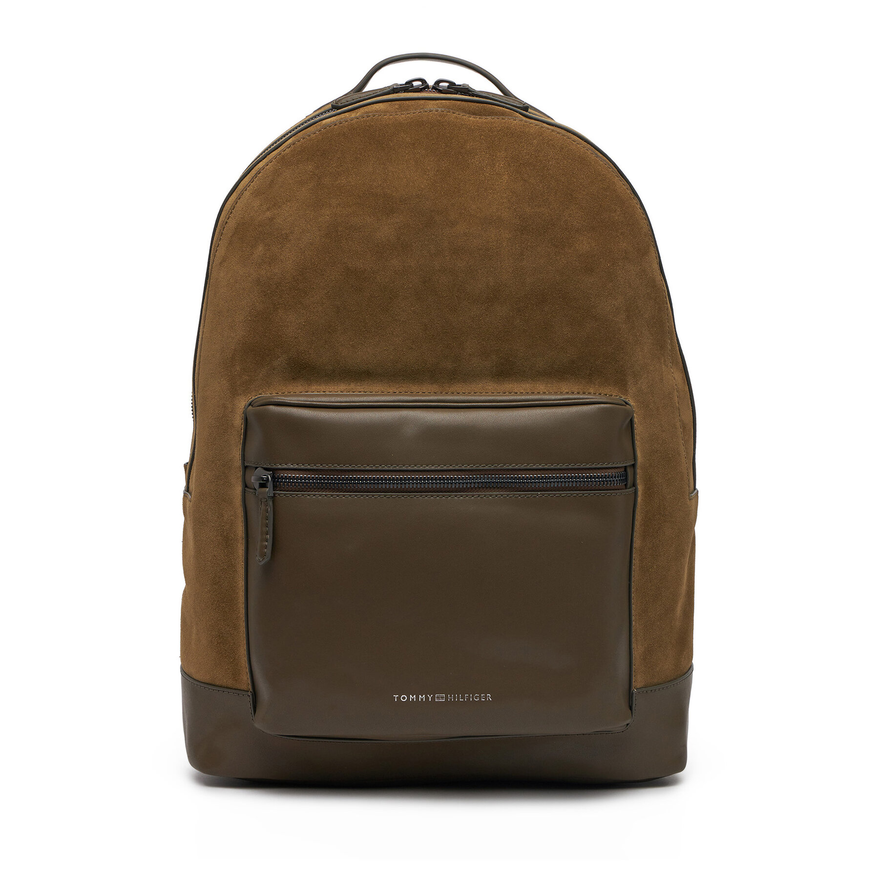 Męski Plecak Tommy Hilfiger Zielony Th Casual Suede Backpack AM0AM13229