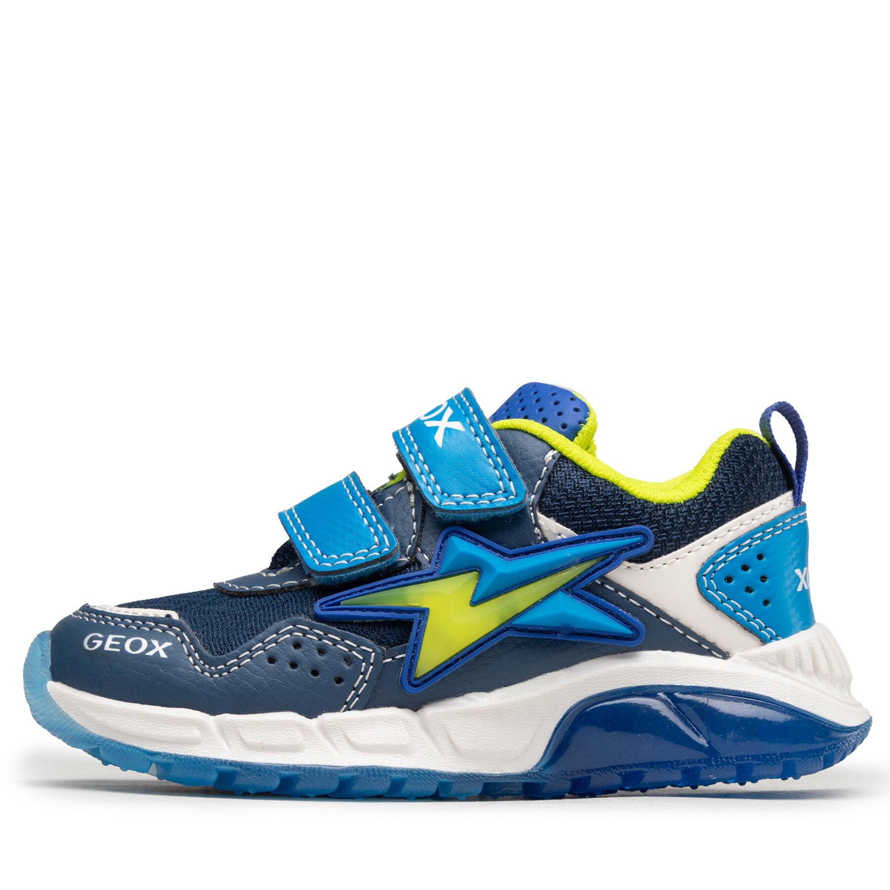 Geox J Spaziale B.B J35CQB 014BU C0693 M Navy/Lt Blue – Сникърси