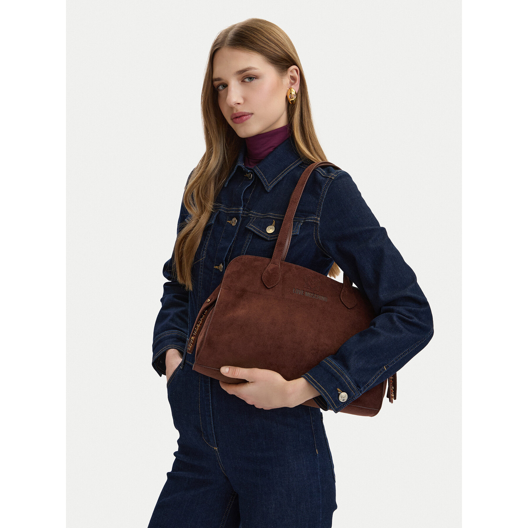 Táska LOVE MOSCHINO JC4272PP0OKJ0313 Barna