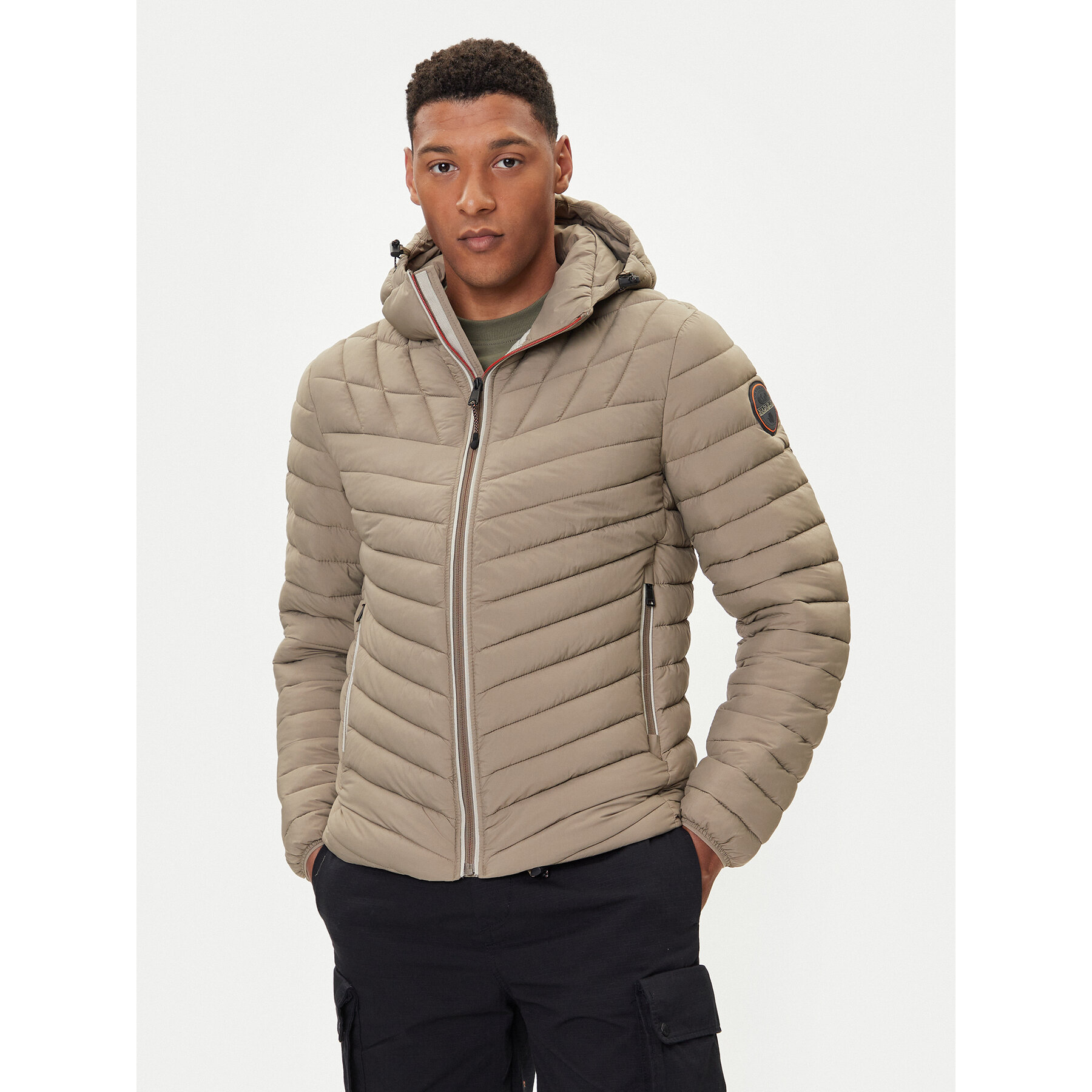 Napapijri Winterjacke A-Lapaz H NP0A4I26 Beige Regular Fit