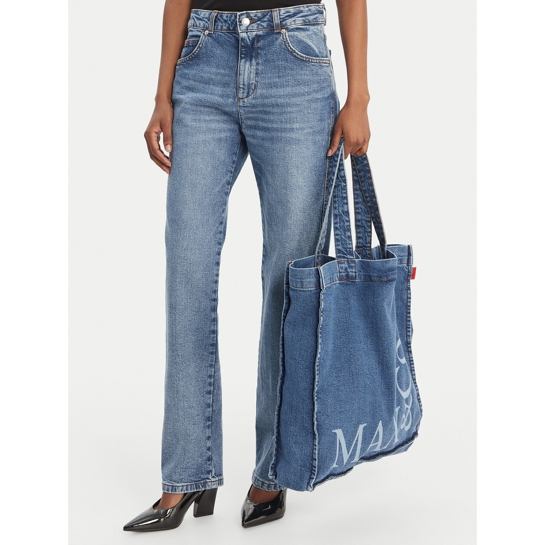 MAX&Co. Jeans Mcovisone 2616181041200 Blau Regular Fit