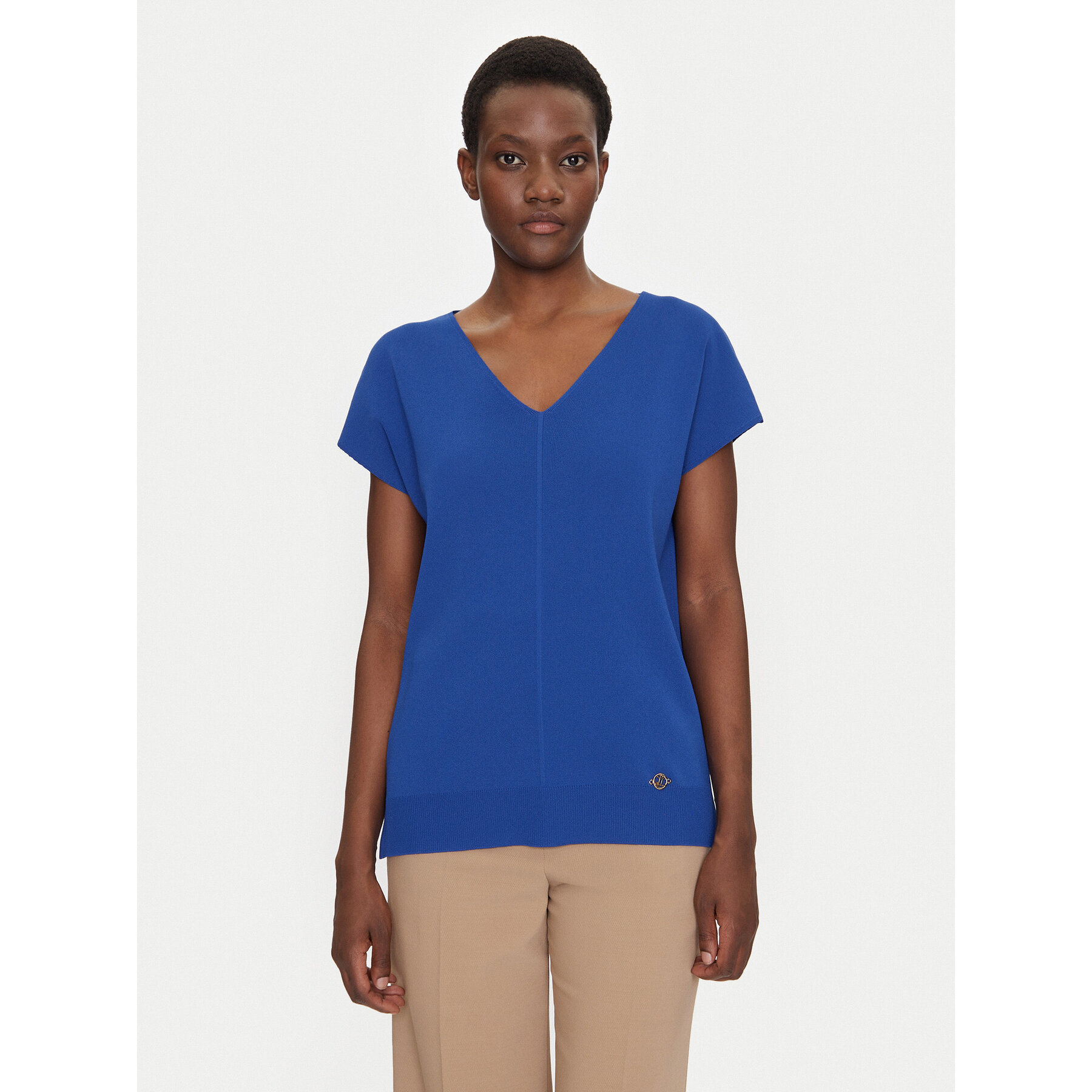 Luisa Spagnoli Pullover Caracalla 58686 Blau Regular Fit