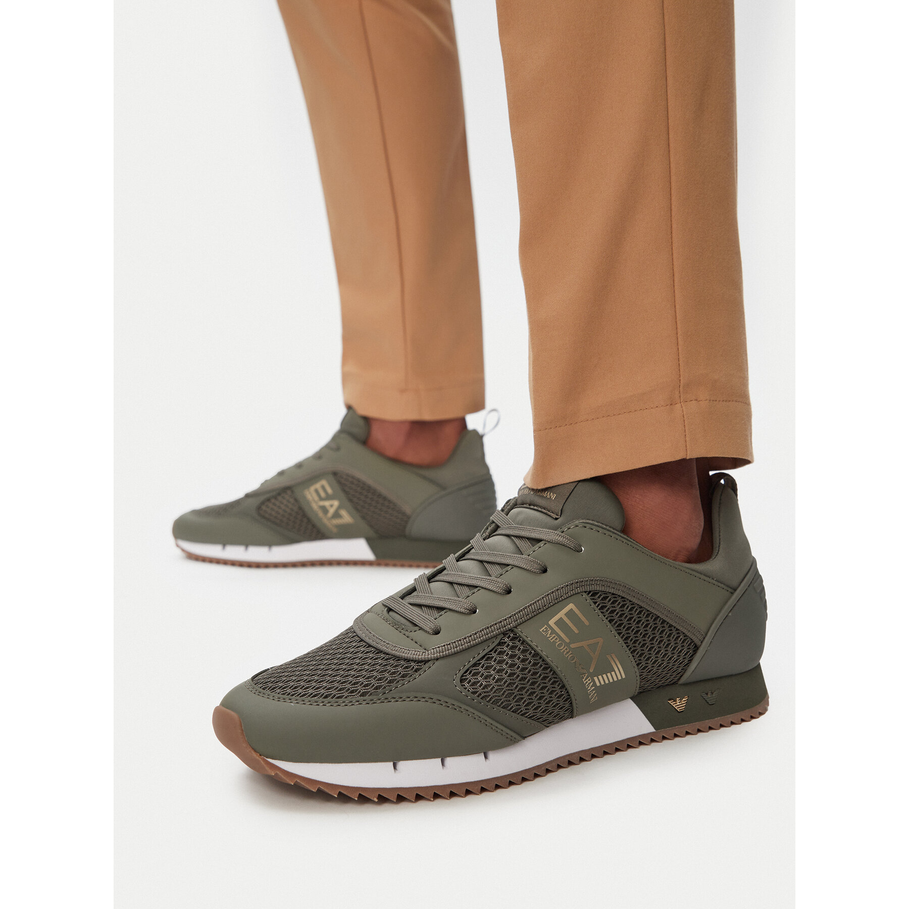 Sneakersy EA7 Emporio Armani 7X000334 AF18610 MZ918 Zelená