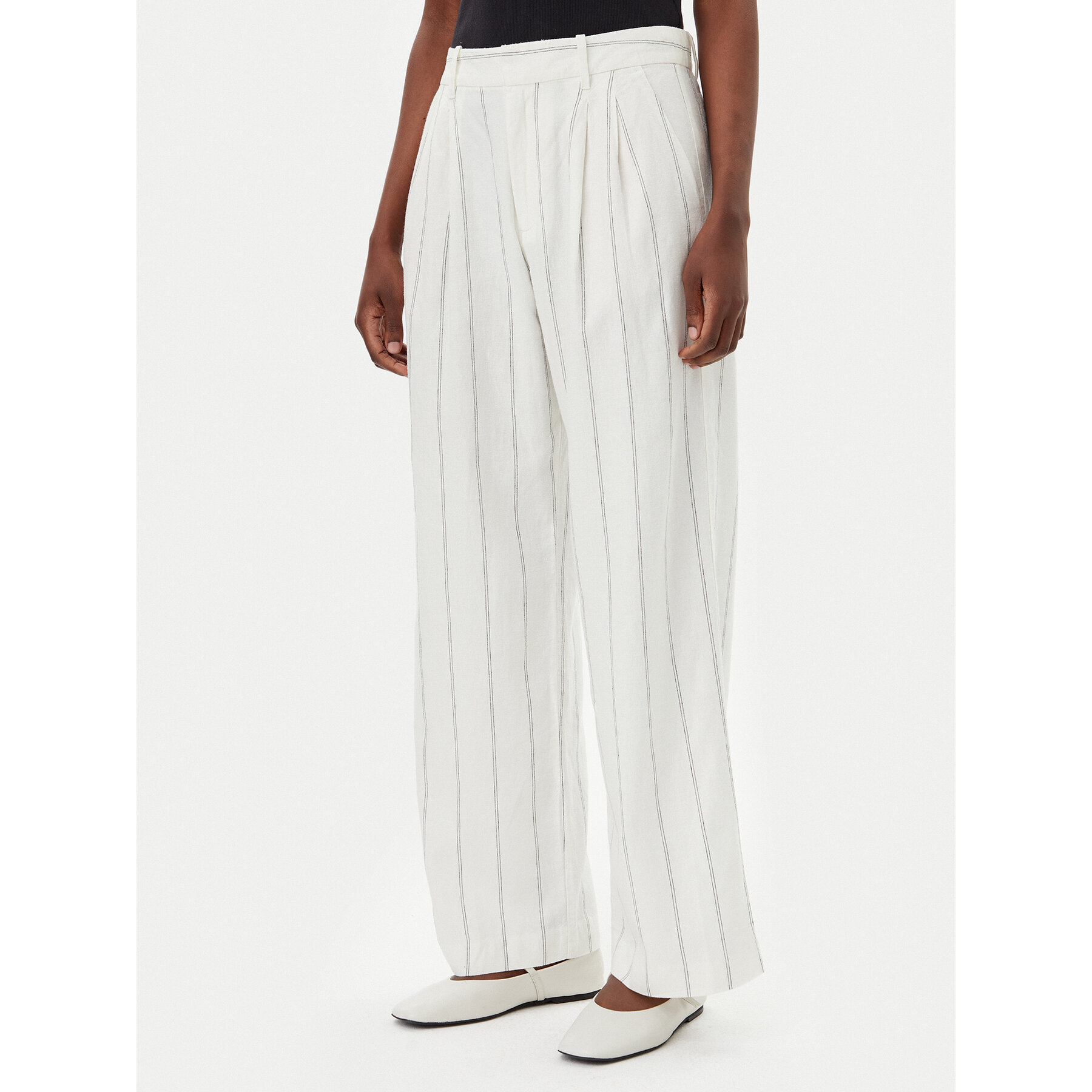 Gap Stoffhose 713998-01 Creme Wide Leg