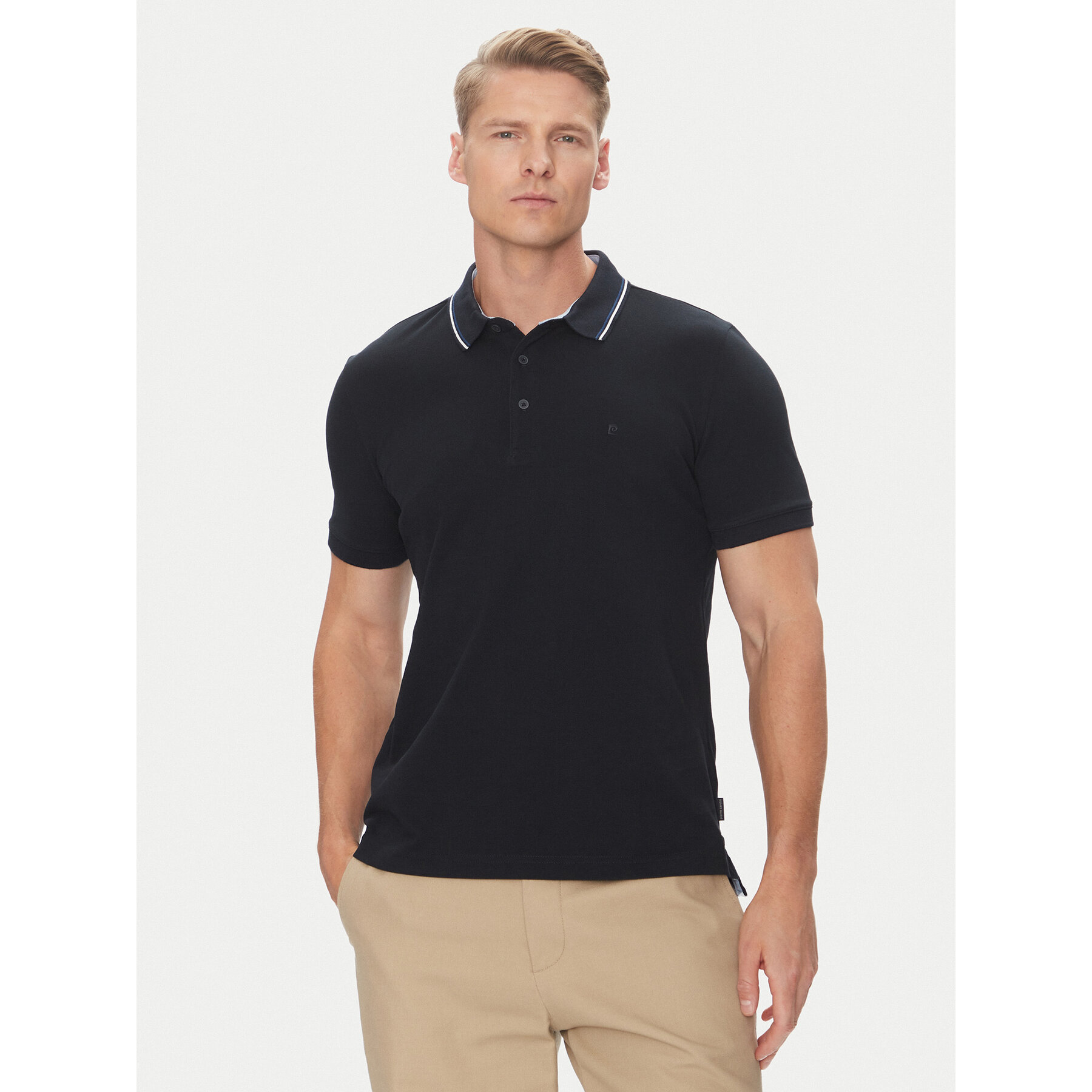 Pierre Cardin Polo C5 21374.2112 Σκούρο μπλε Regular Fit