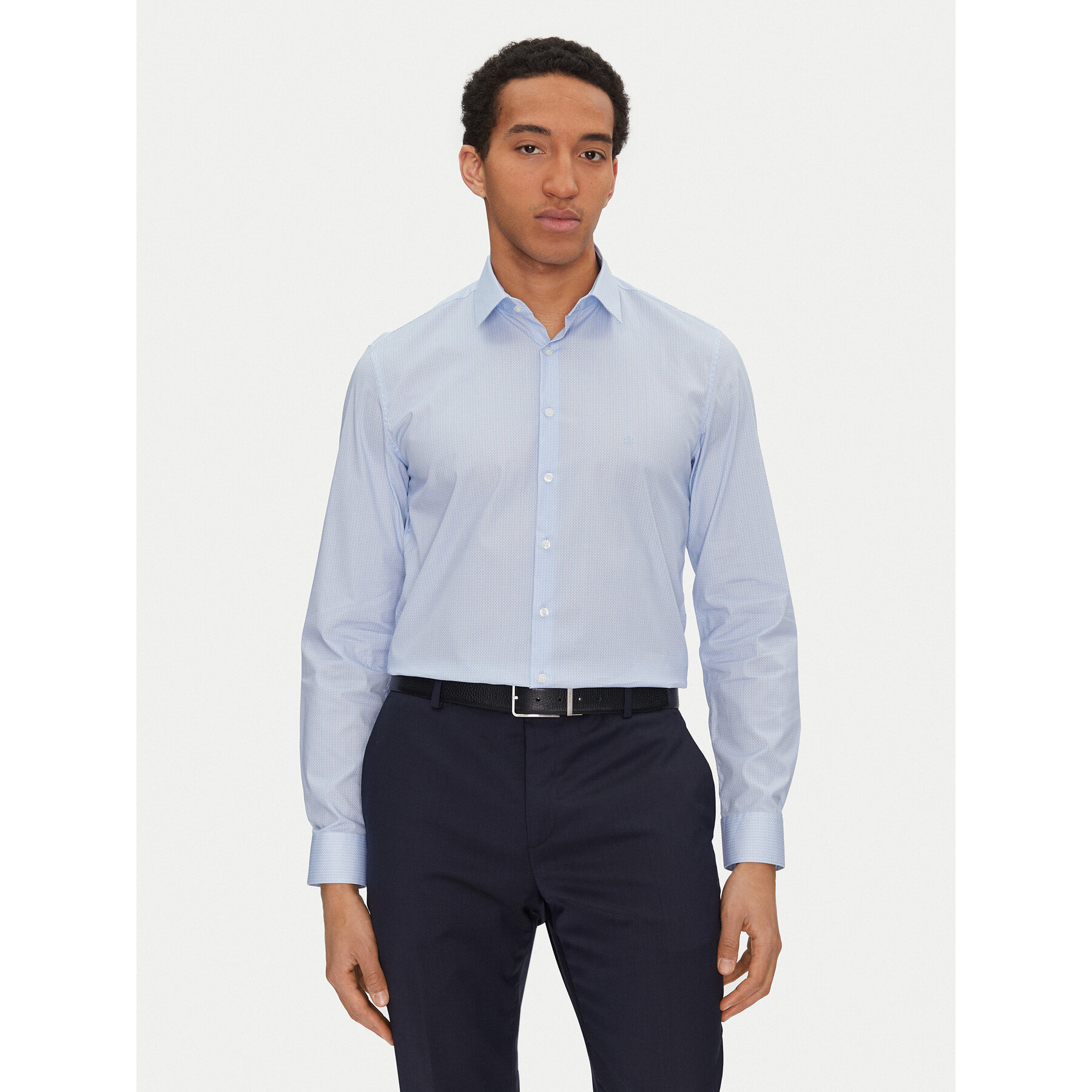 Calvin Klein Hemd K10K114312 Blau Slim Fit