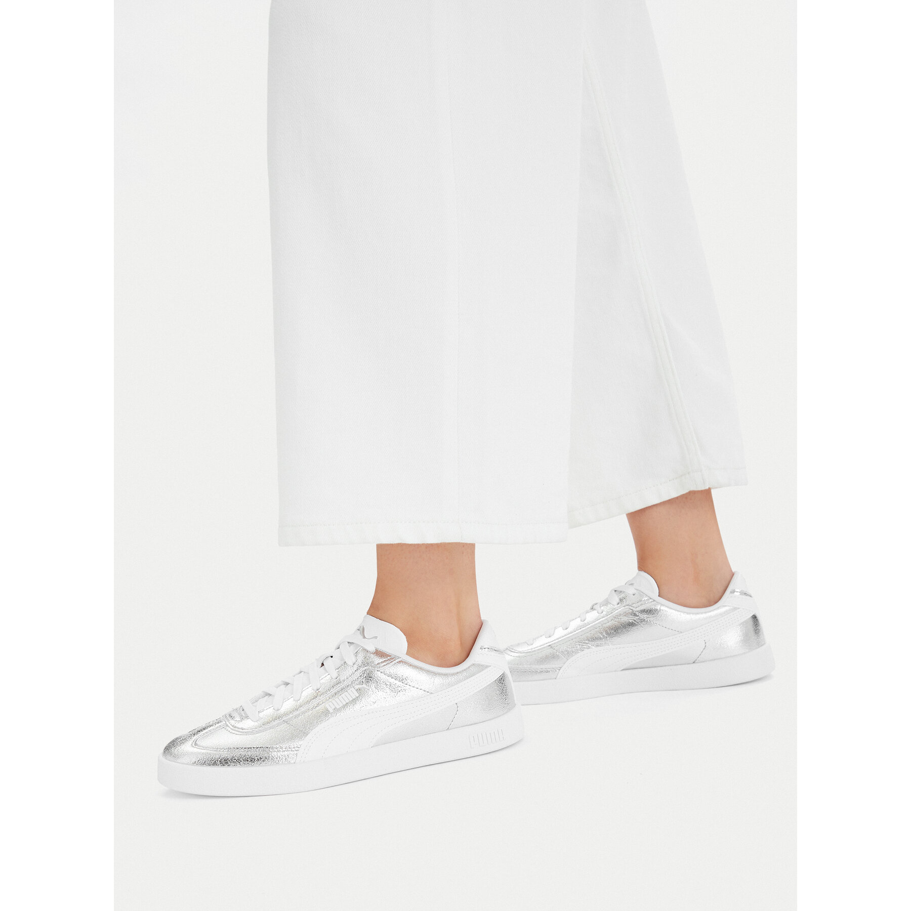 Tenisice Puma Club II Era Metallic Whisper 404461 02 Srebrna