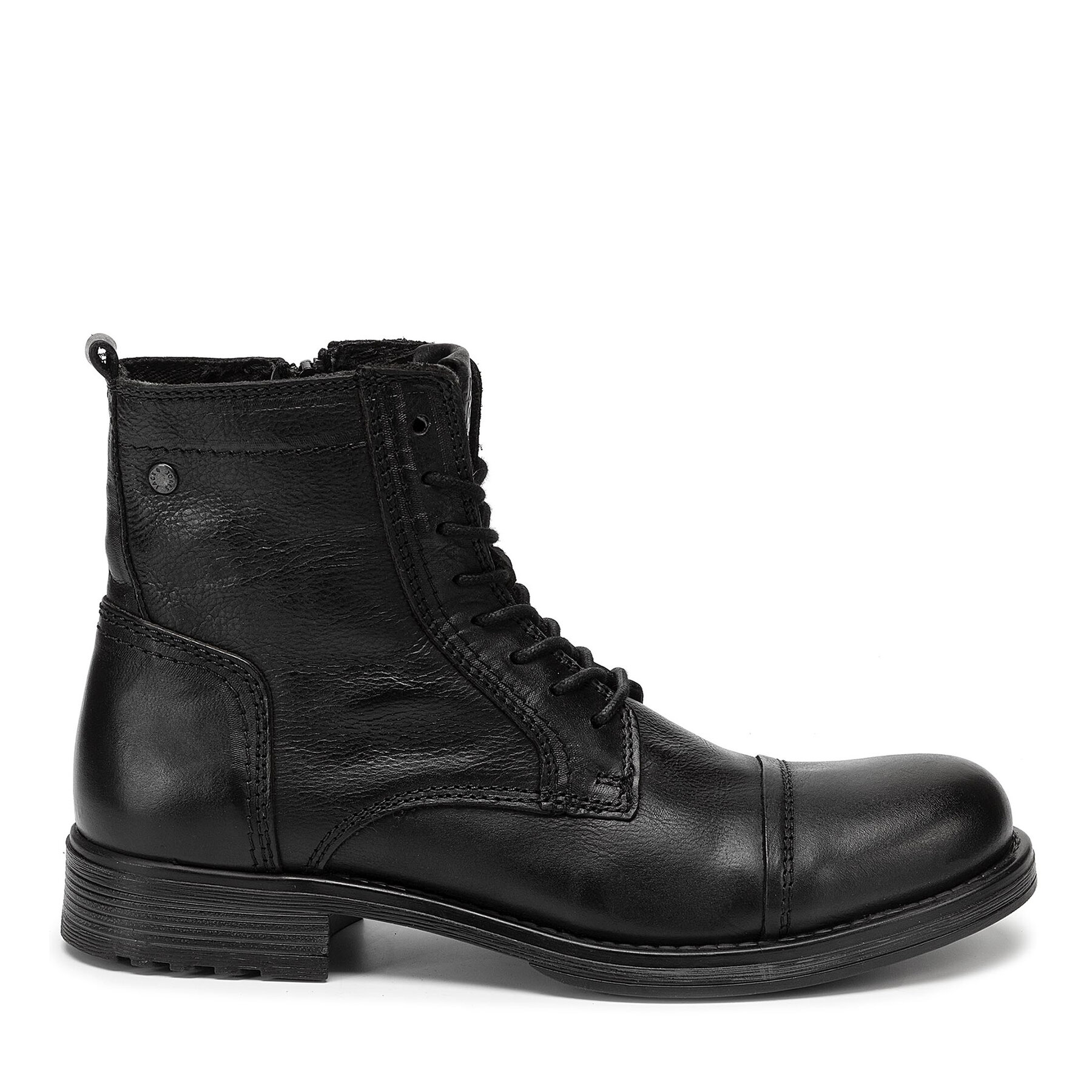 Stövlar Jack&Jones Russel Leather 12155999 Svart