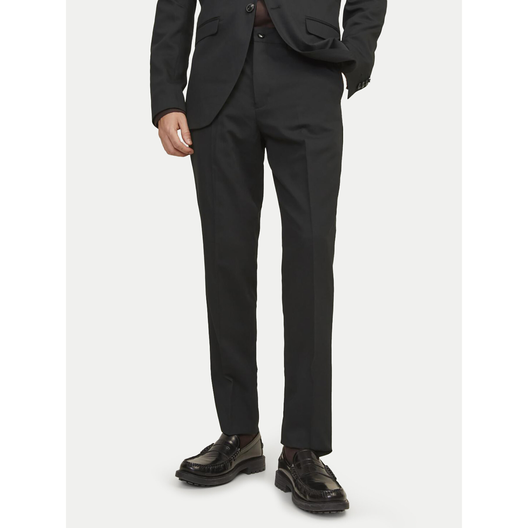 Jack & Jones Anzughose Franco 12199893 Schwarz Super Slim Fit