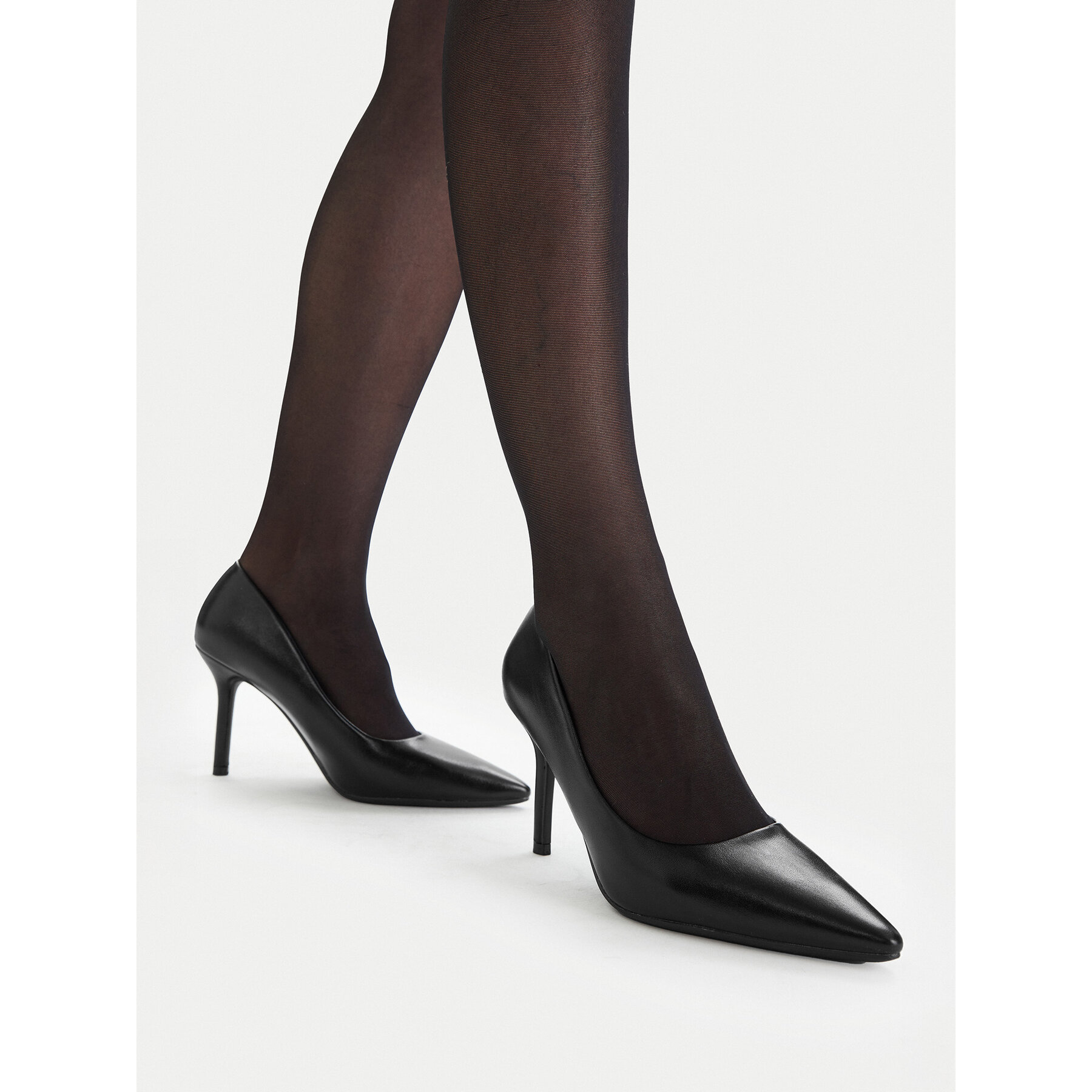 Pantofi cu toc subțire JENNY CEO-WSS21702-01 Negru