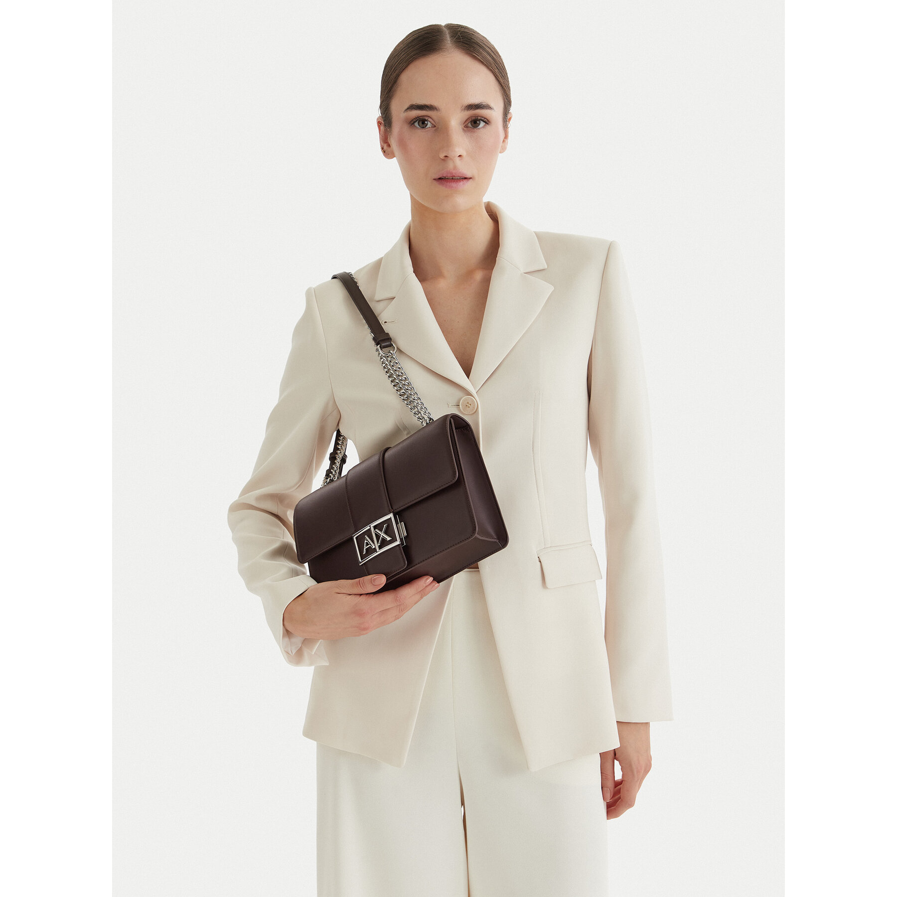 Geantă Armani Exchange XW000070 AF12039 U6018 Maro