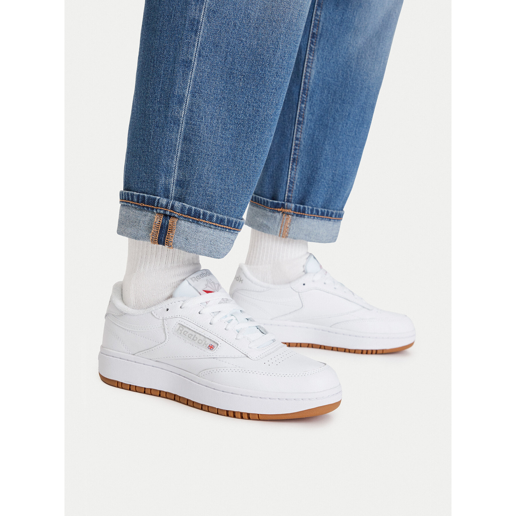 Сникърси Reebok EO-CLUB C DOUBLE 100001198 Бял