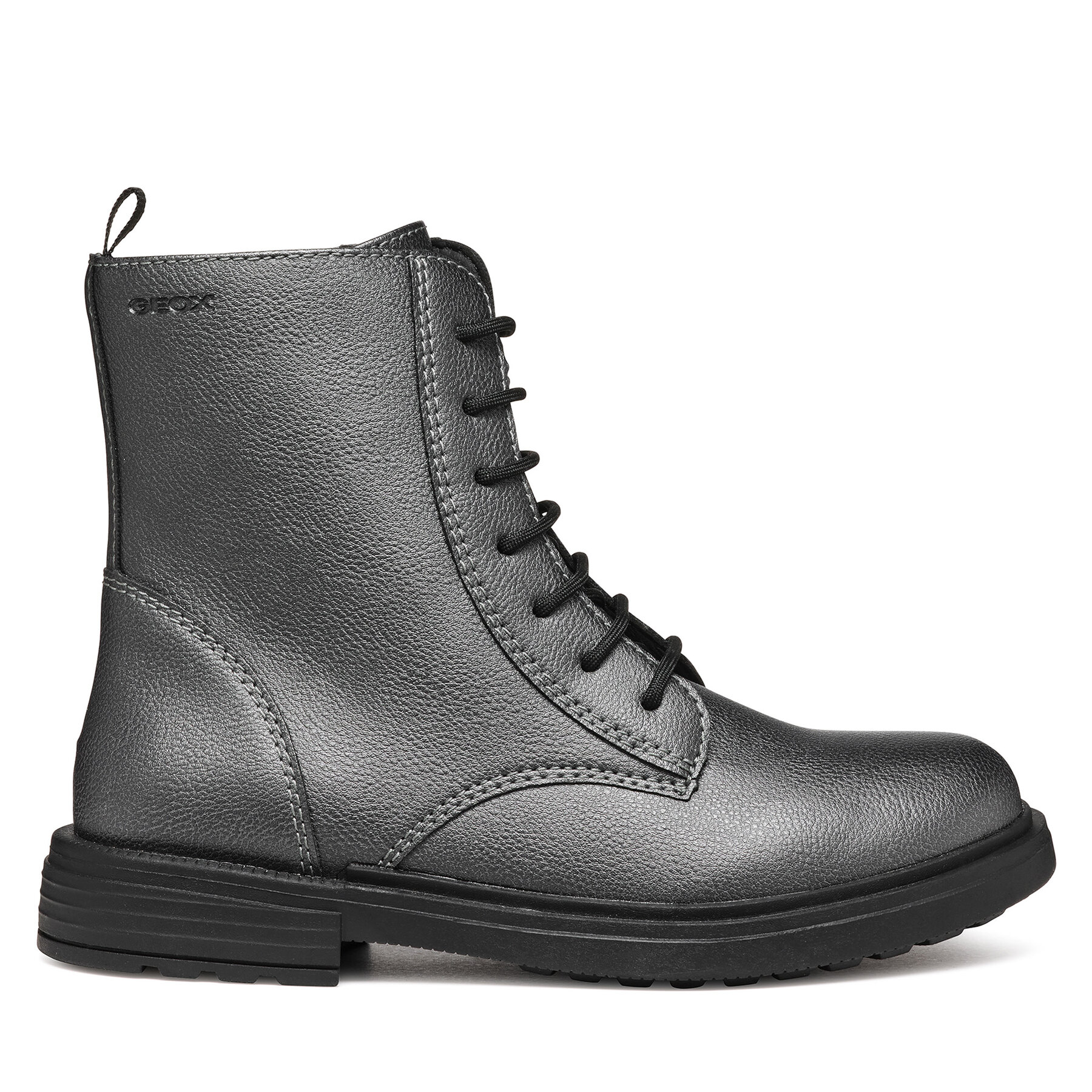 Zimski škornji Geox Jr Eclair J049QD 000BC C1357 M Siva