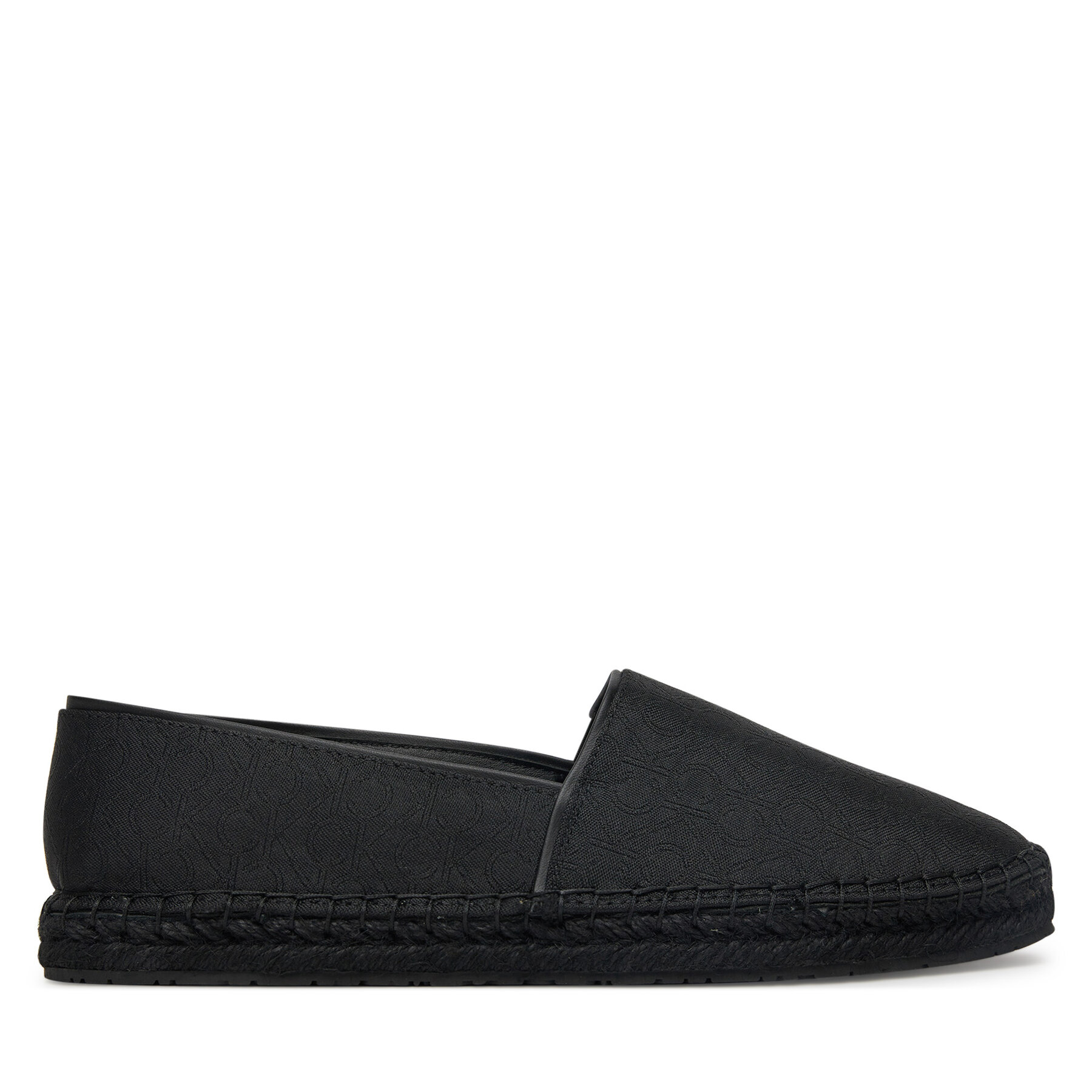 Espadrilky Calvin Klein Flat Espadrille - Jacq HW0HW02467 Černá