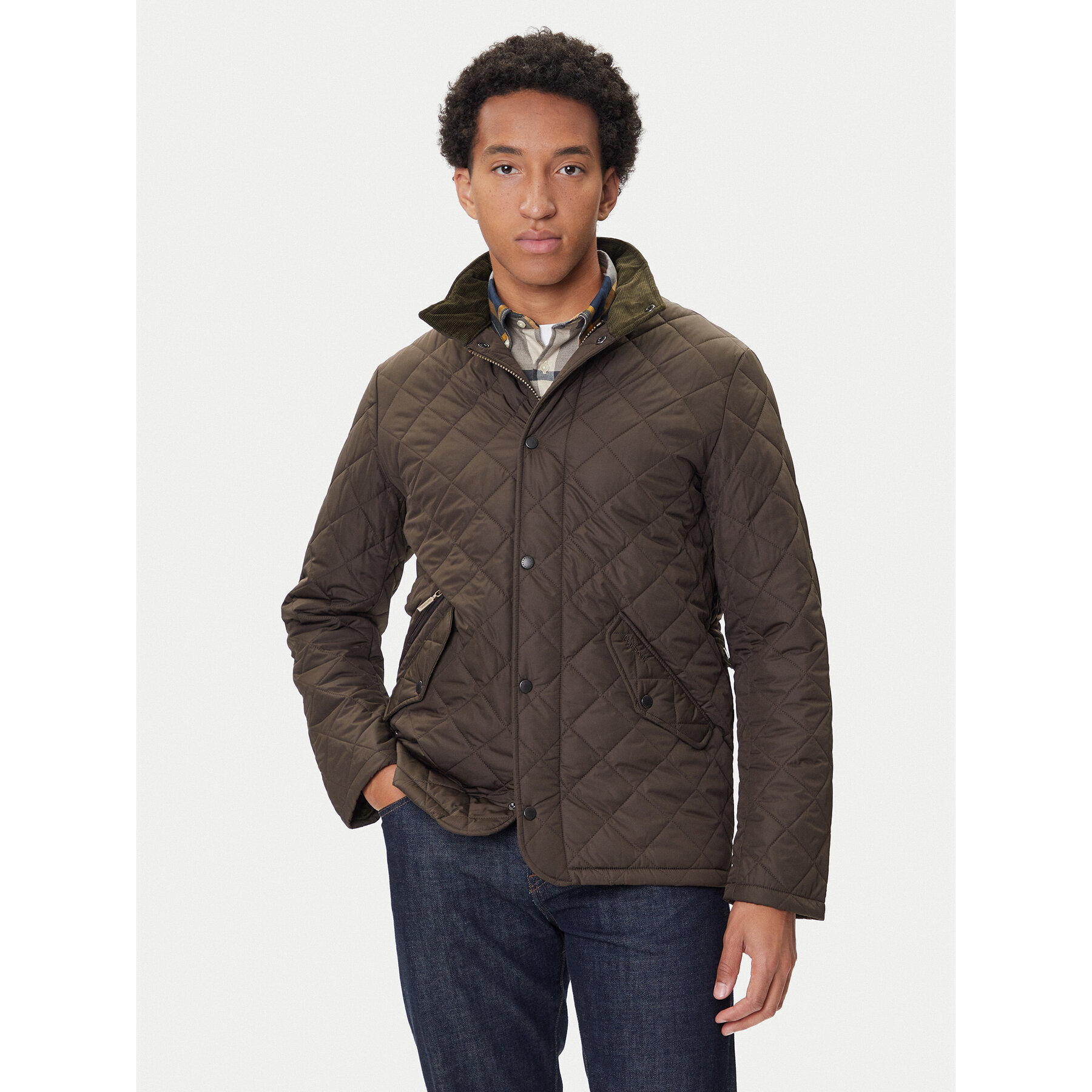 Barbour Übergangsjacke Chelsea MQU0006OL51 Grün Regular Fit