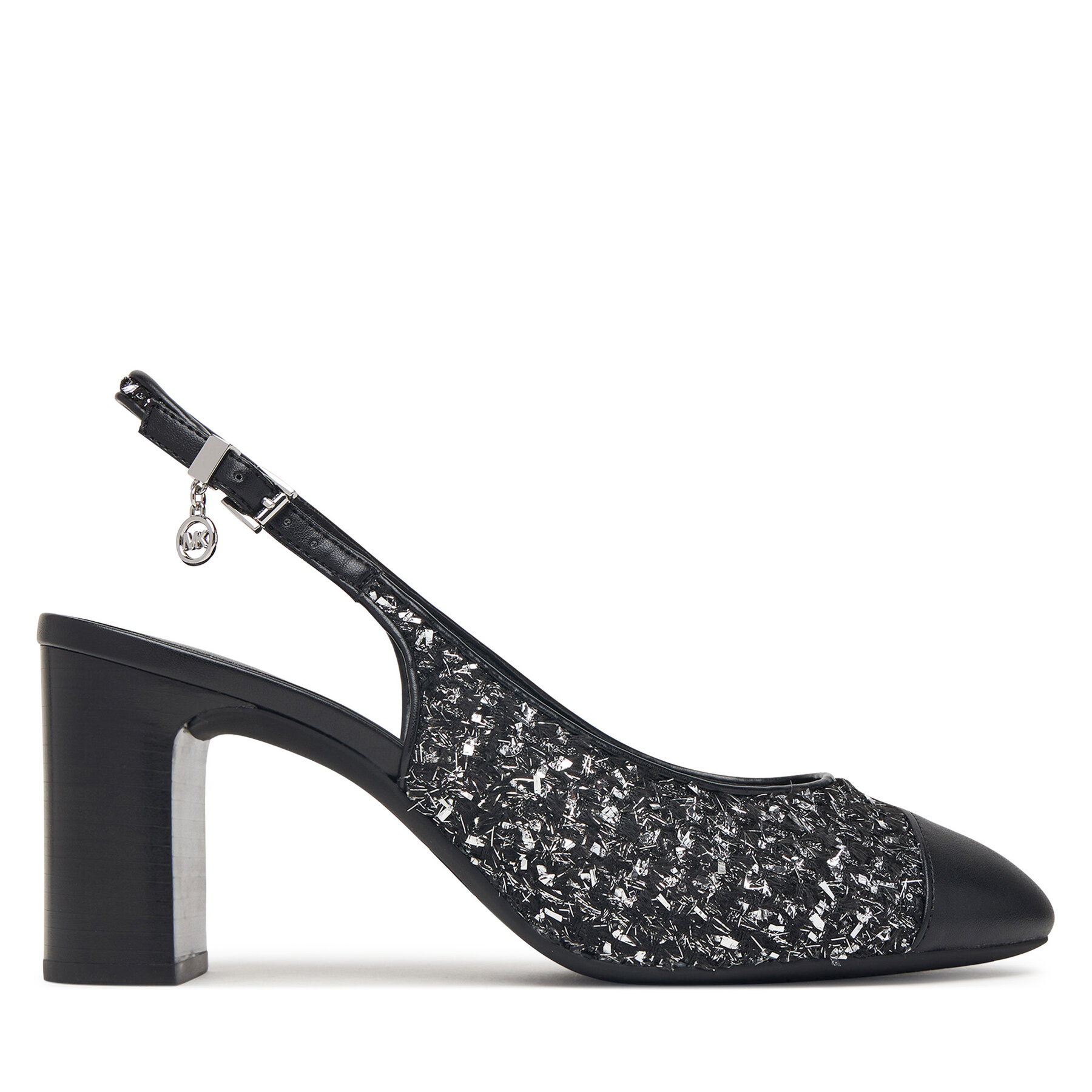 Боти MICHAEL Michael Kors Piper Flex Sling Pump 40F6PIMP1D Черен