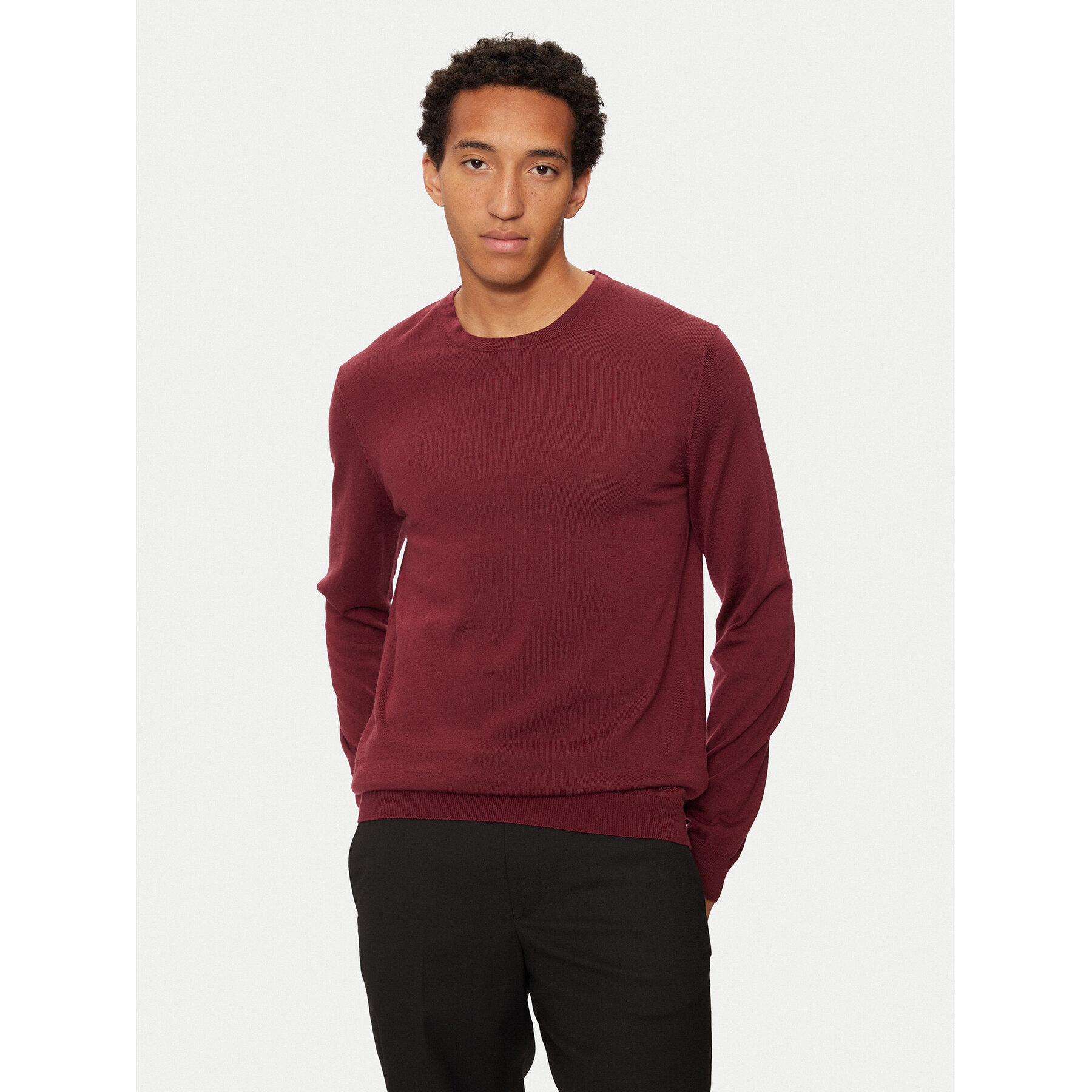 Hugo Pullover San Cedric-M1 50476832 Rot Regular Fit