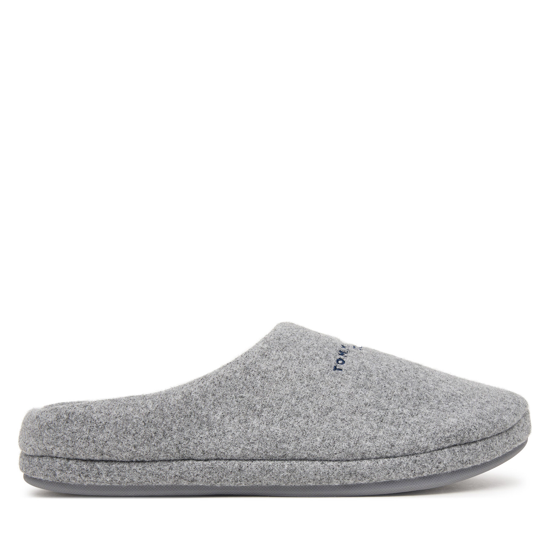 Bačkory Tommy Hilfiger Hilfiger Felt House Shoe FM0FM06017 Šedá